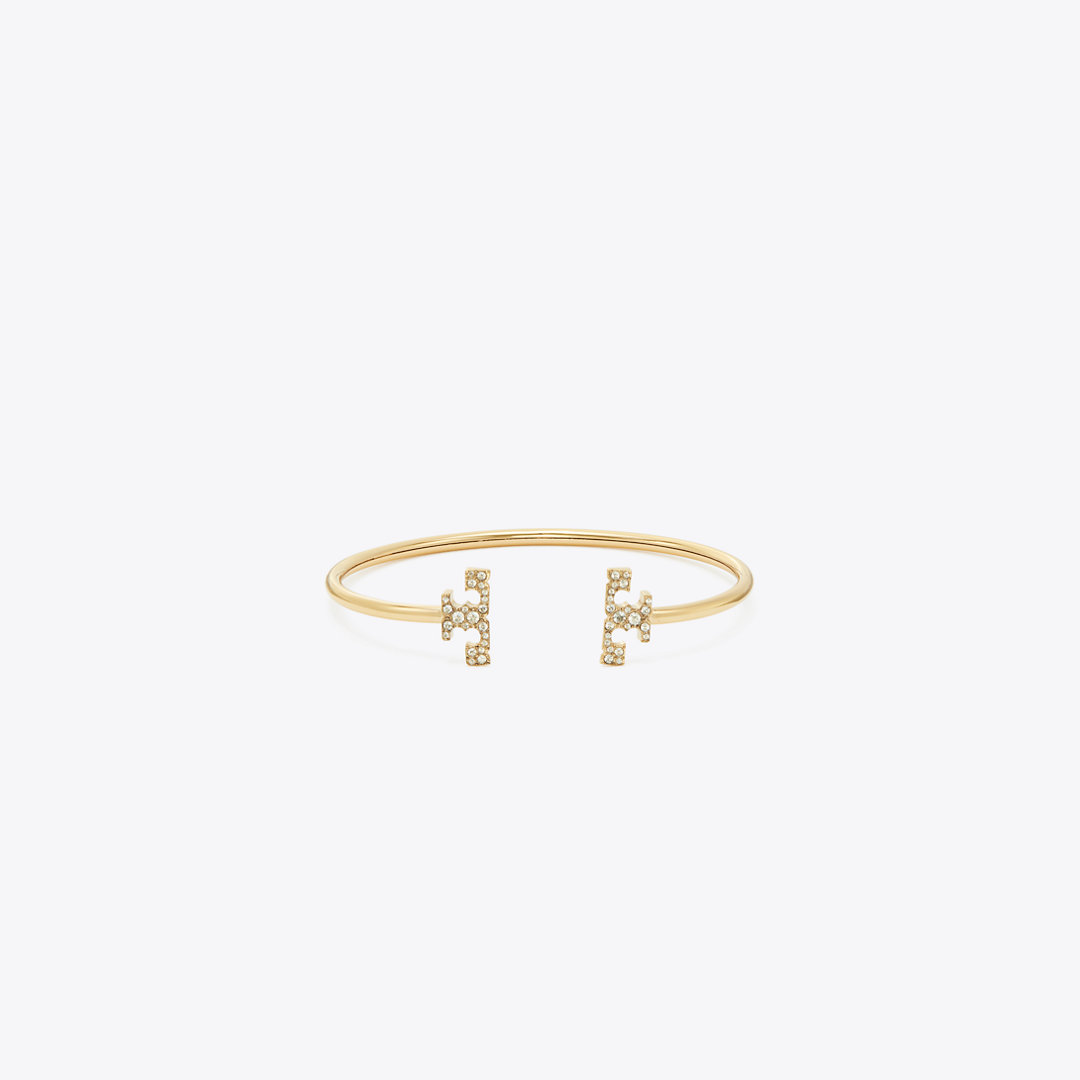 Tory Burch Eleanor Pavé Flex Cuff