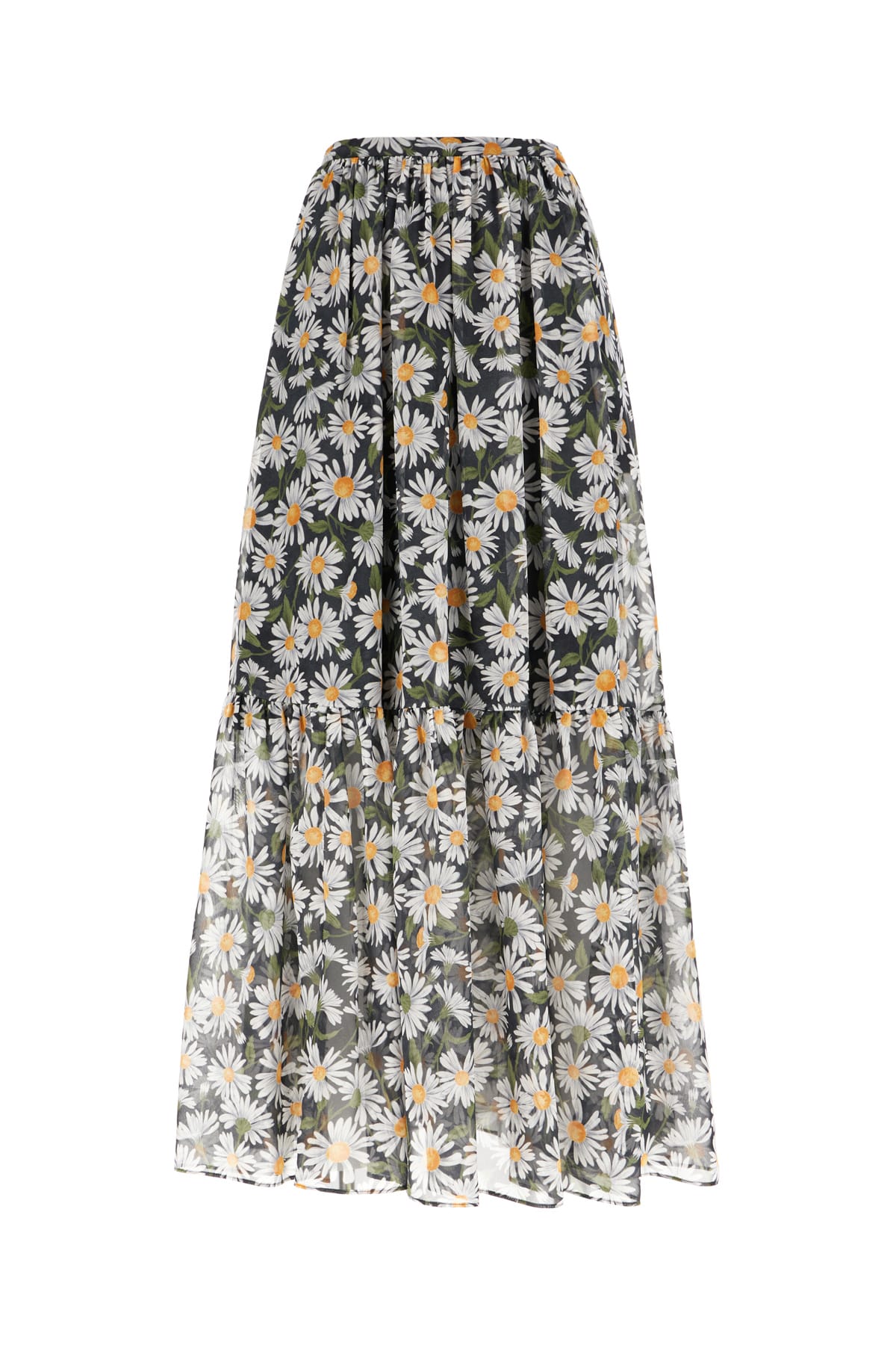 Weekend Max Mara Printed Silk Skirt