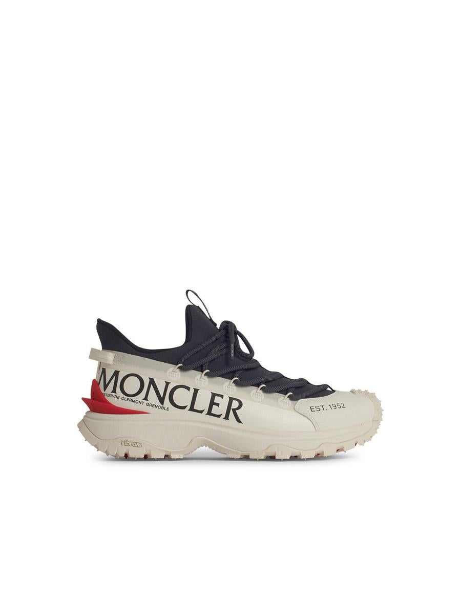 Moncler 'Trailgrip' Navy Polyester Blend Sneakers