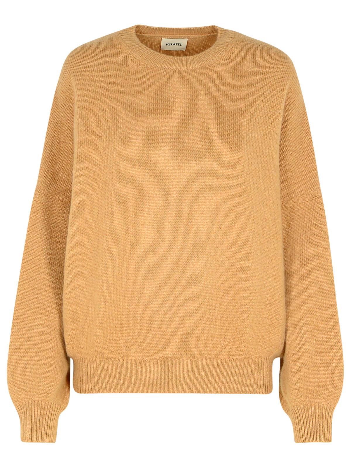 Khaite margaux Beige Cachemire Sweater