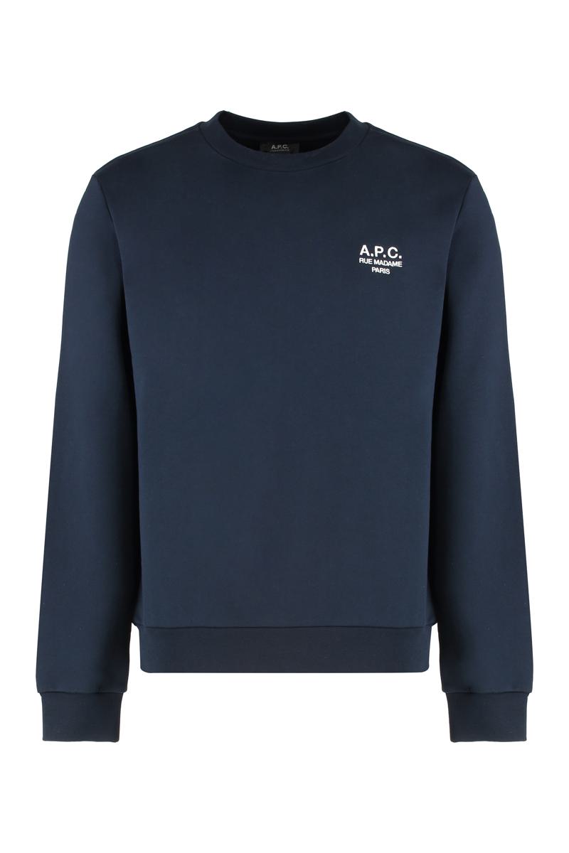 A. P.C. Standard Rue Madame Cotton Crew-Neck Sweatshirt