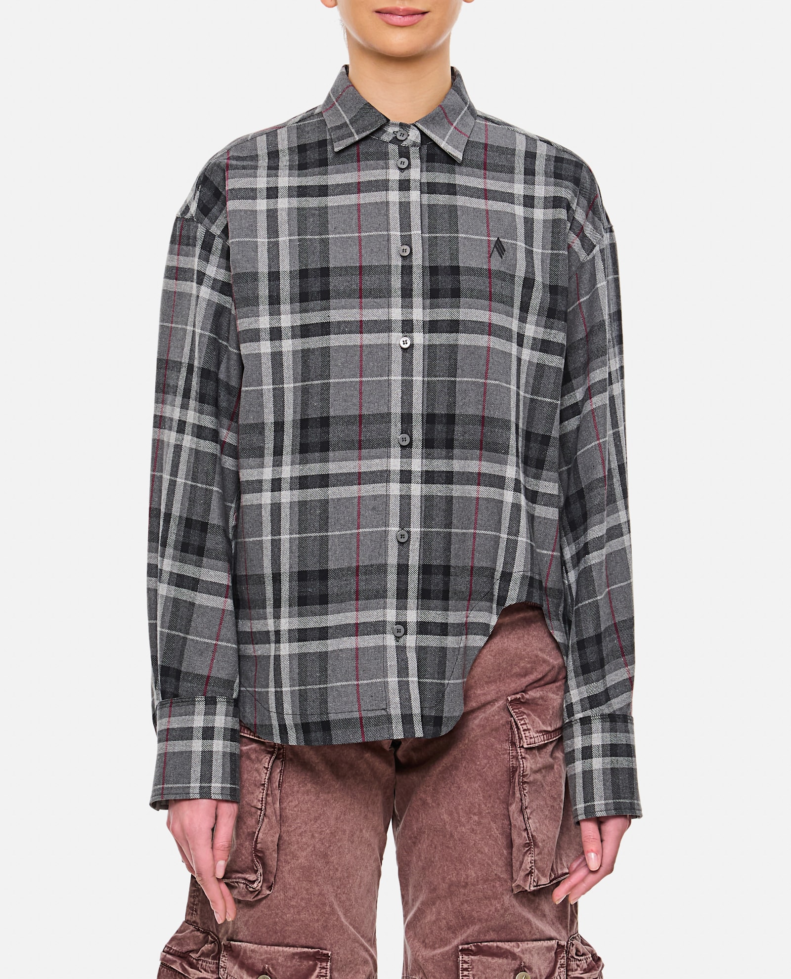 The Attico eliza Check Shirt