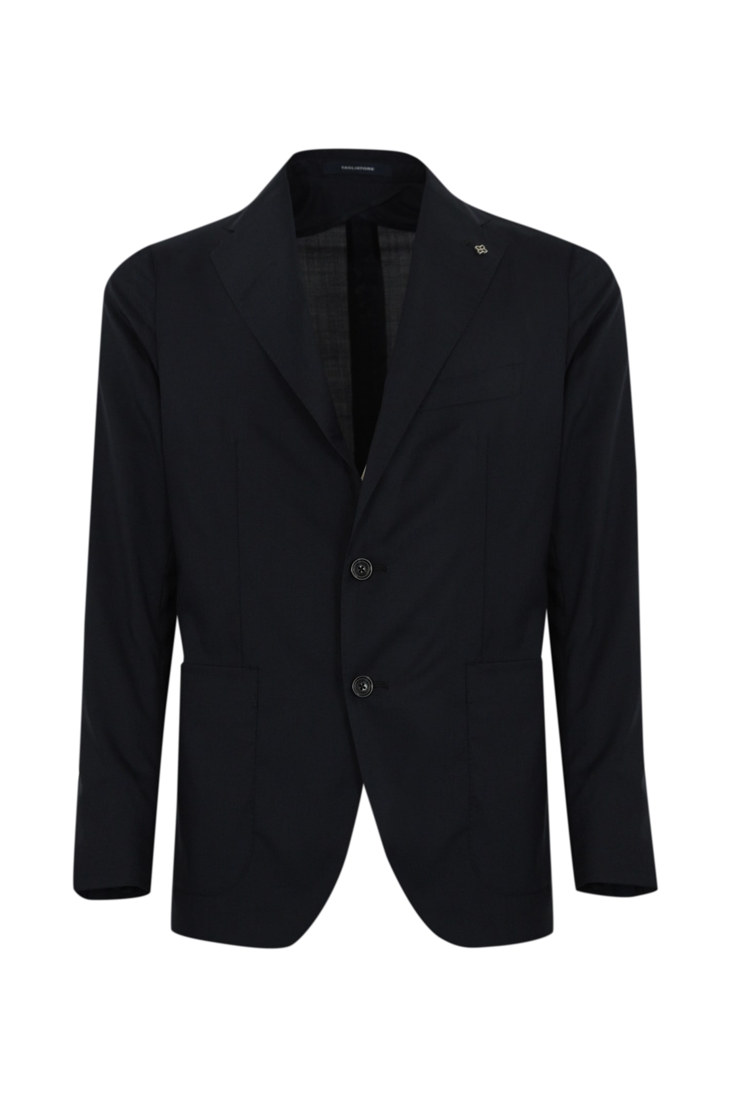Tagliatore Single-breasted Jacket In Wool And Silk