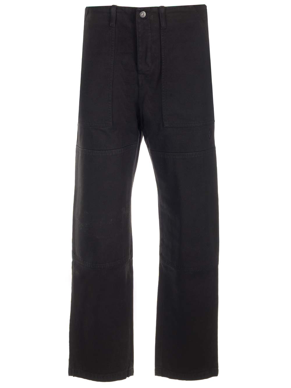 Marcelo Burlon Cross Cotton Straight Pants