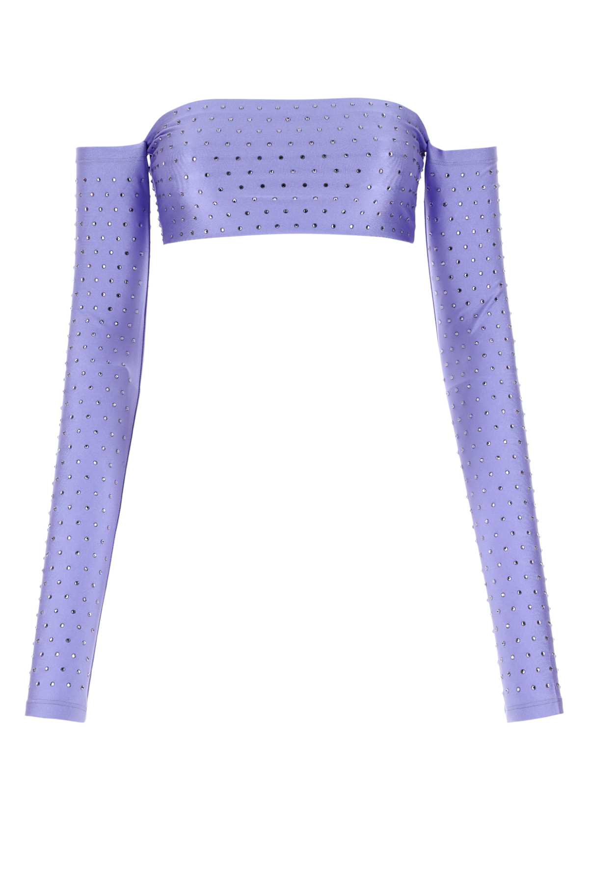 The Andamane Embellished Stretch Nylon Top