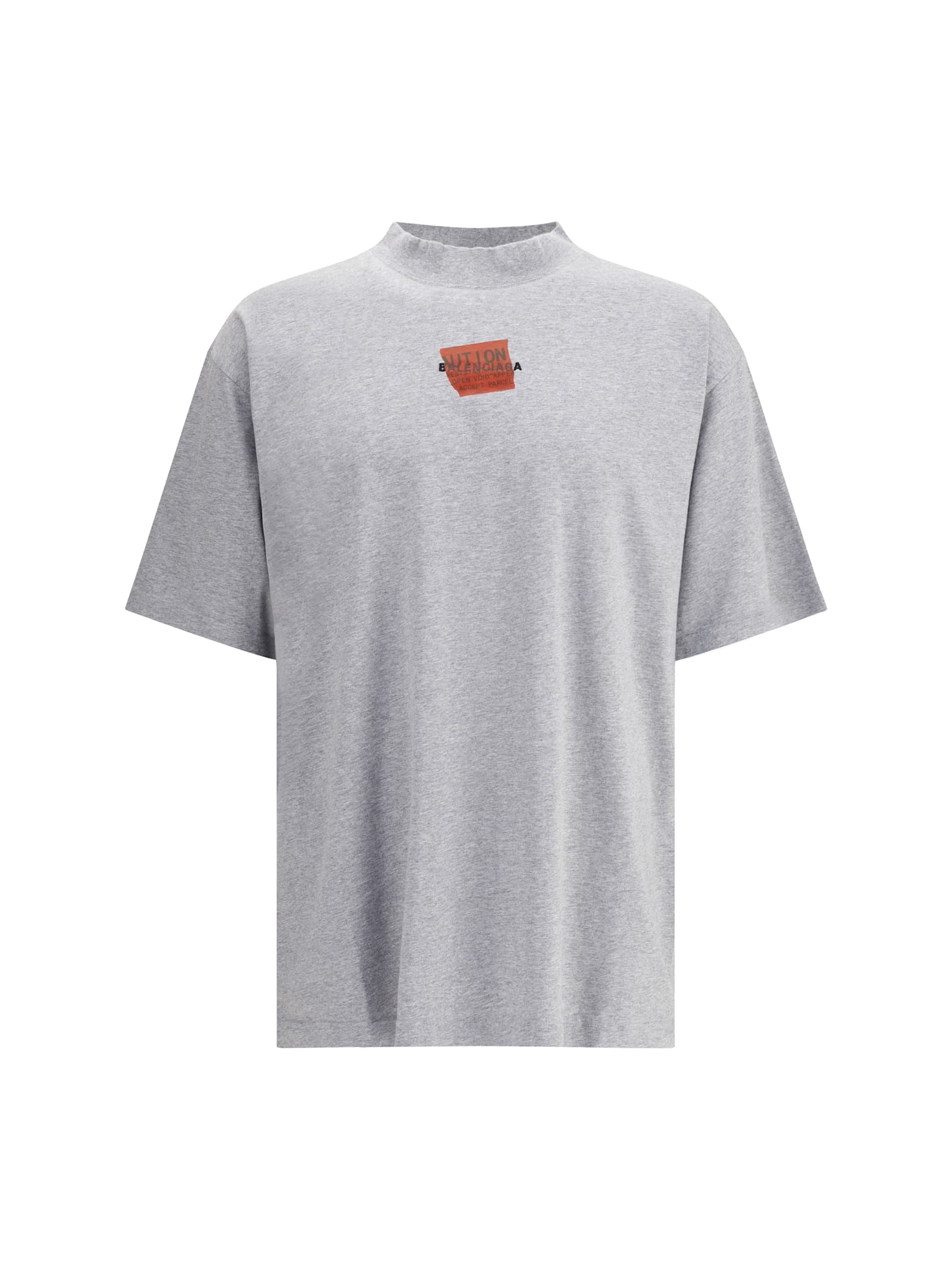 T-shirt With Taped Balenciaga Back Motif
