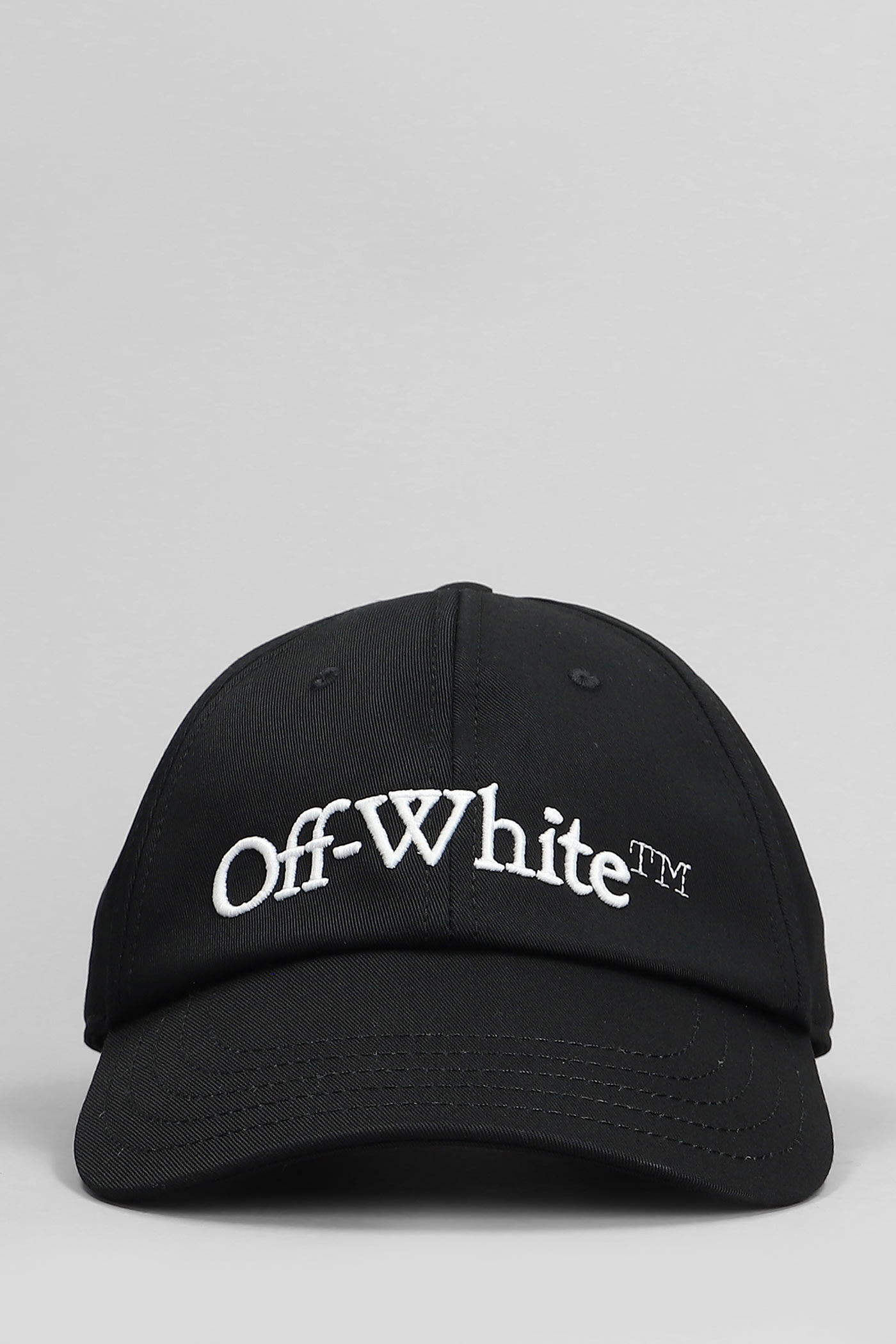 Off-White Hats In Black Cotton