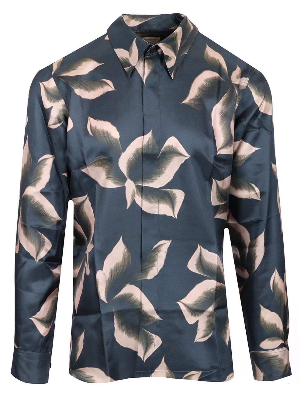 Dries Van Noten Carviesprinted Silk Shirt