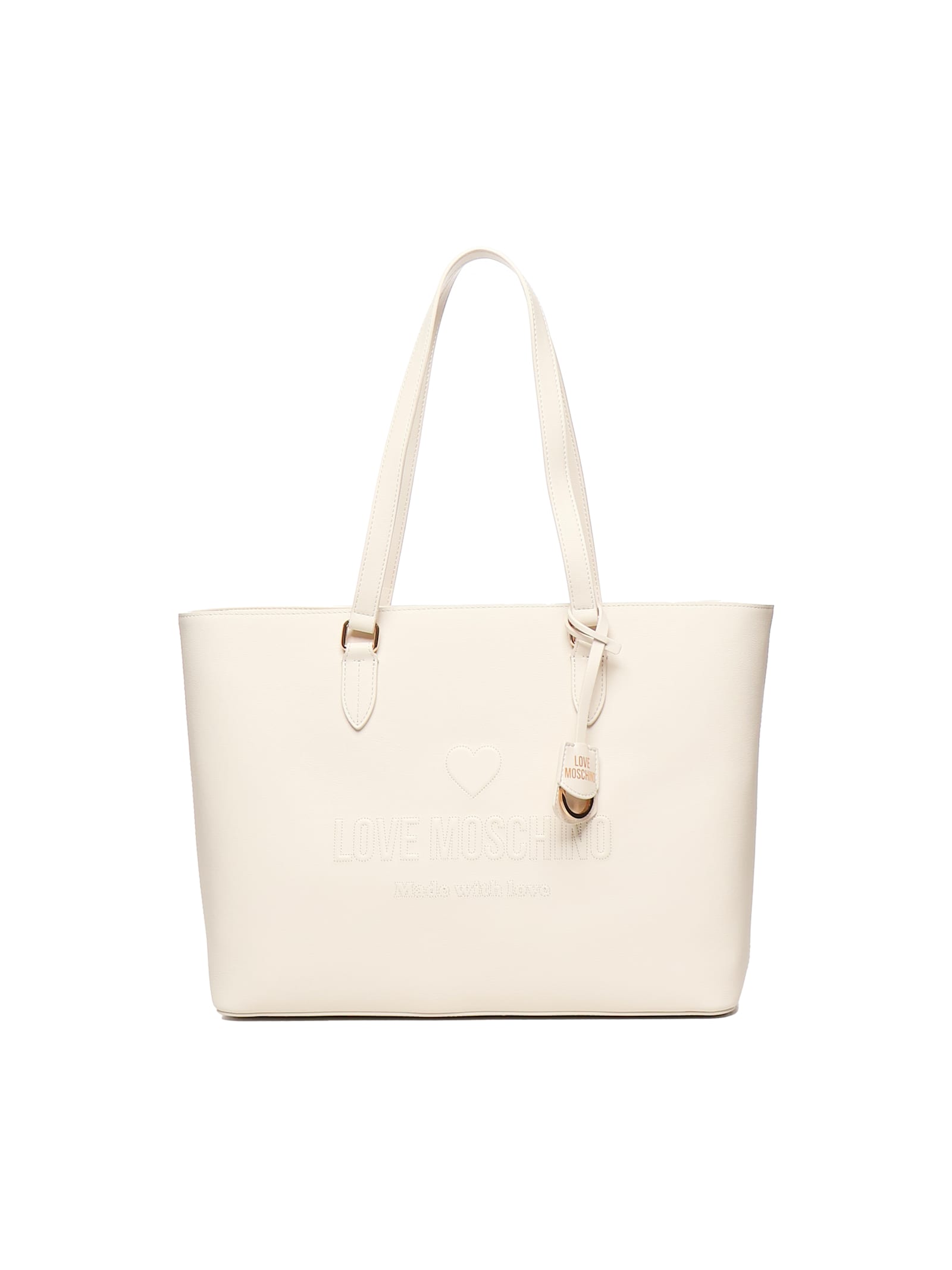 Love Moschino Love Embossed Tote Bag