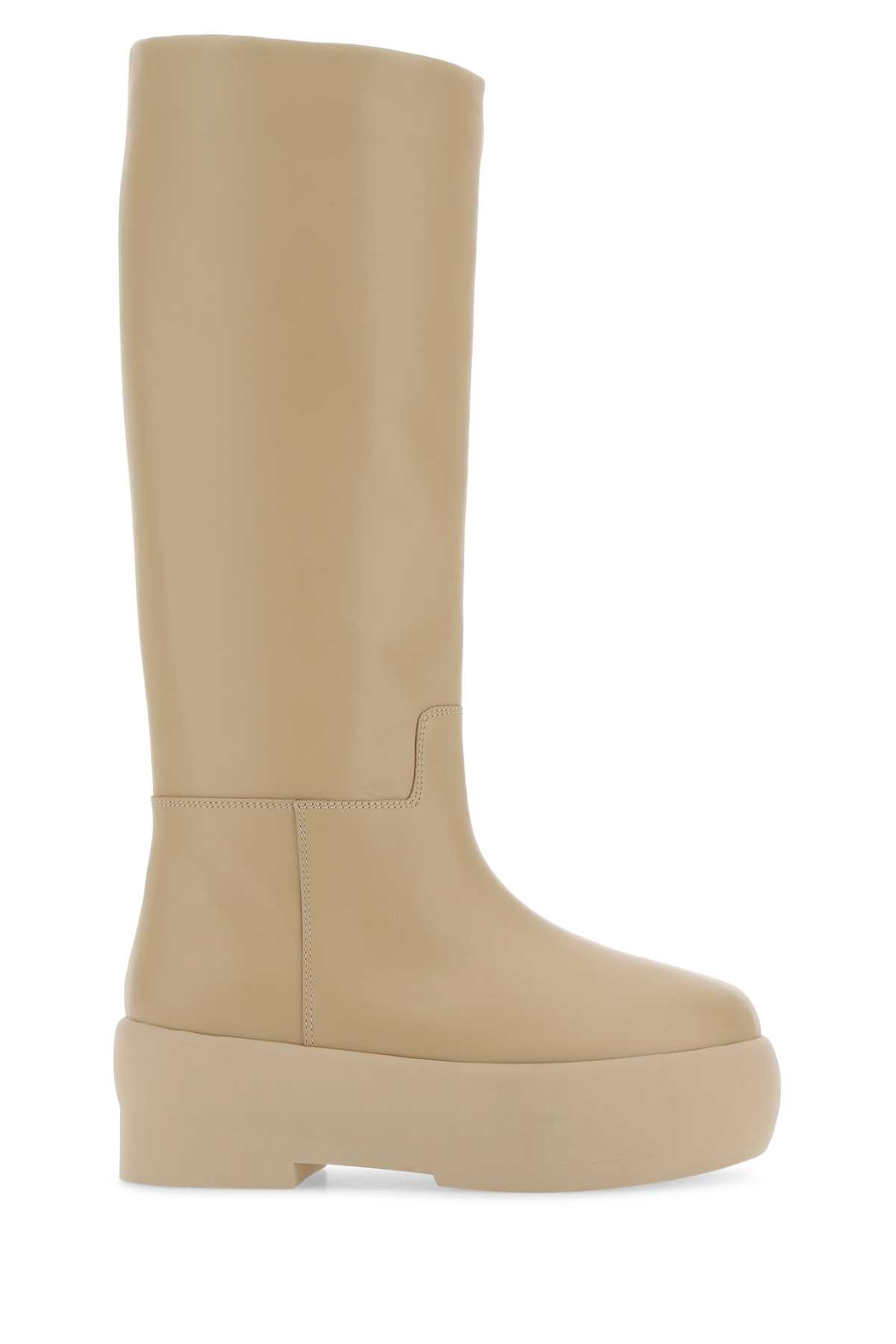 GIA BORGHINI Sand Leather Gia 16 Boots