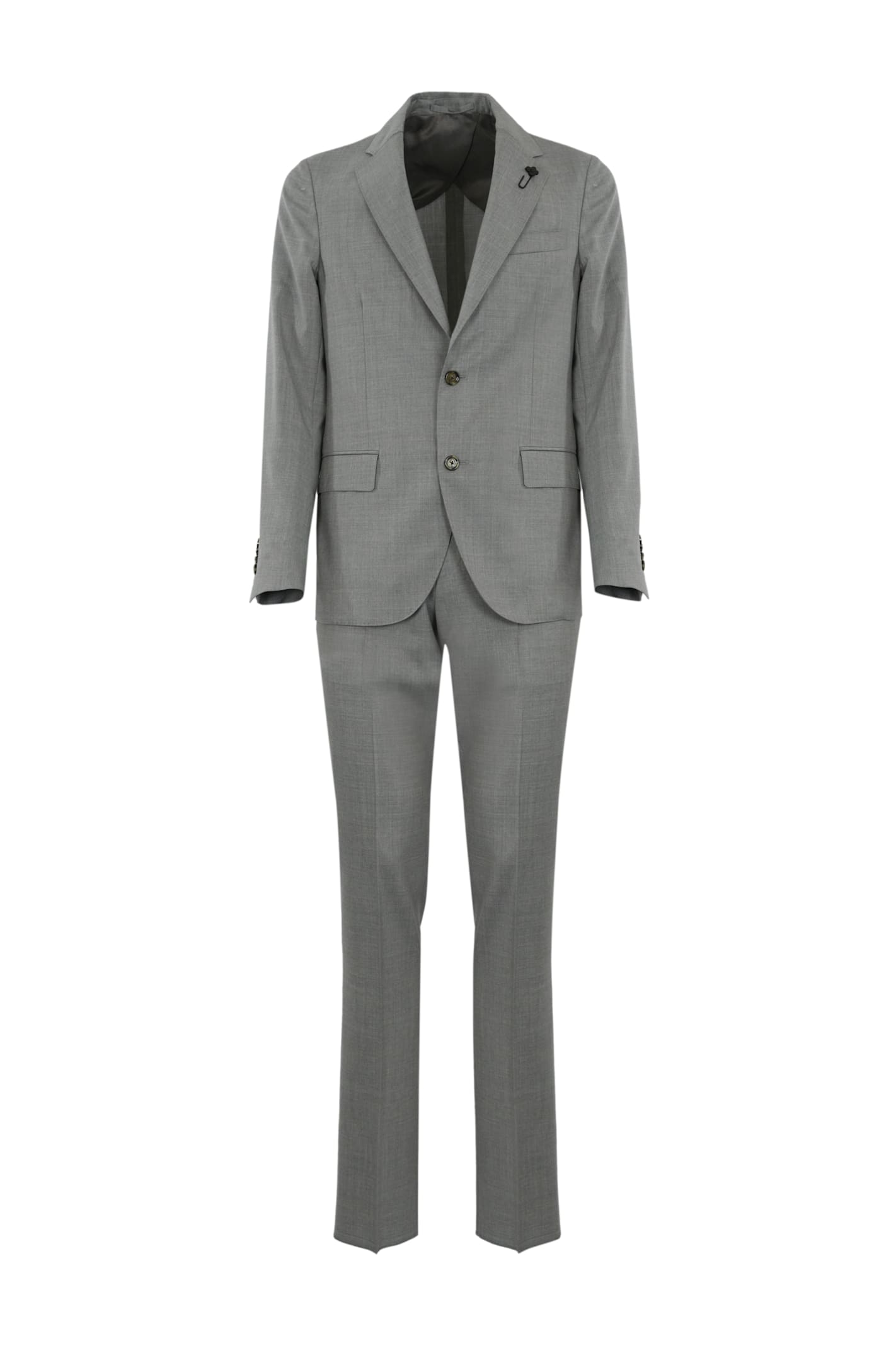 Lardini Iconic Drop 7 Reg Pure Wool Dress
