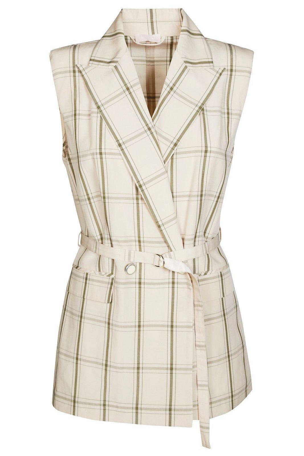 Liu-Jo Check Waistcoat