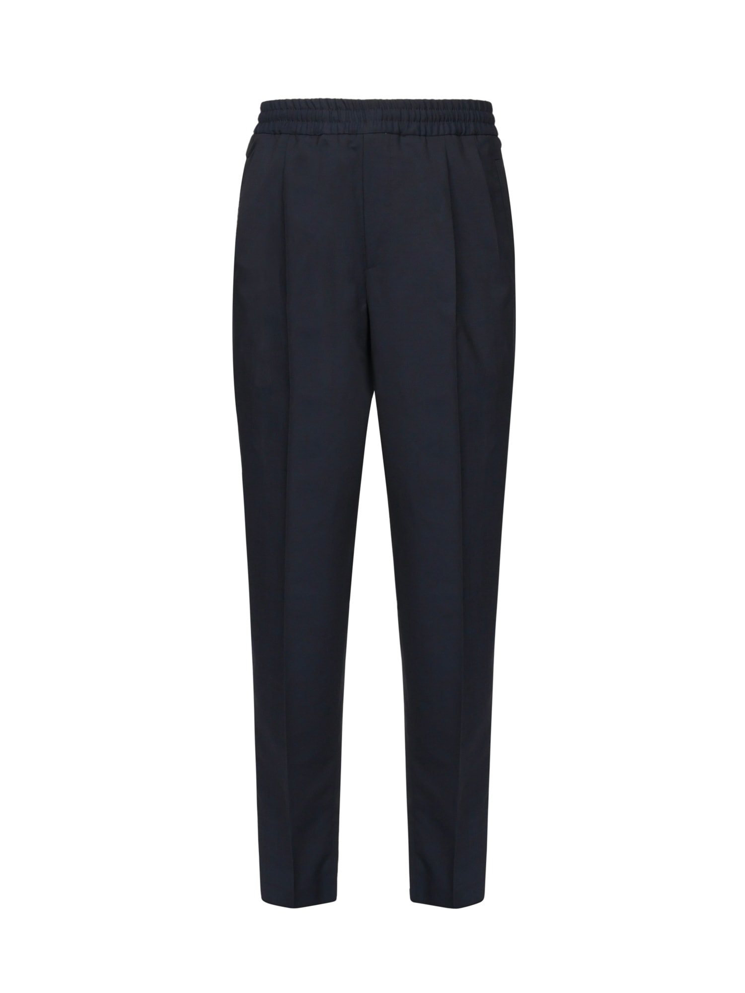 Zegna Jogger Trousers In Wool Blend
