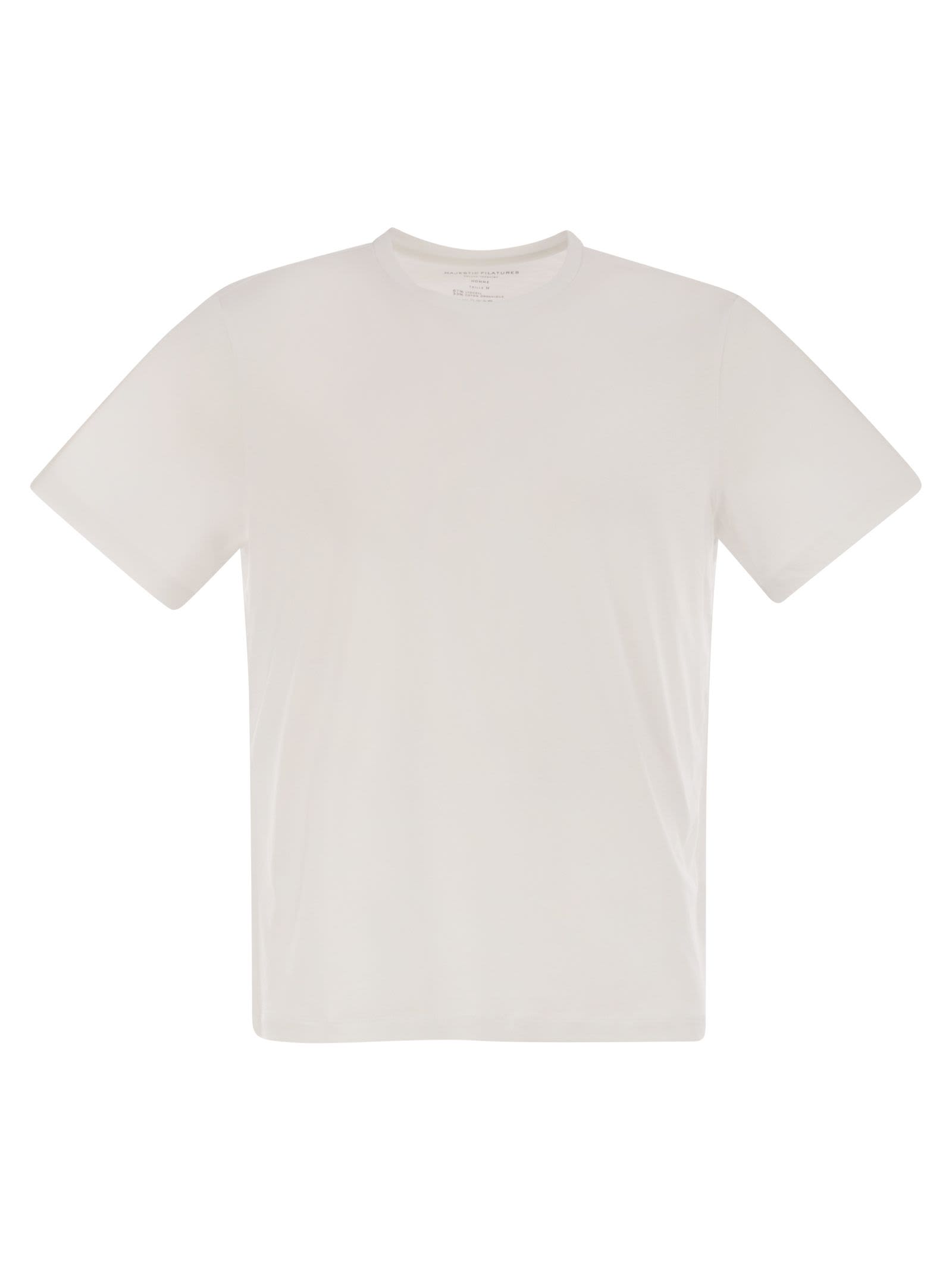 Majestic Filatures Lyocell Crew-neck T-shirt