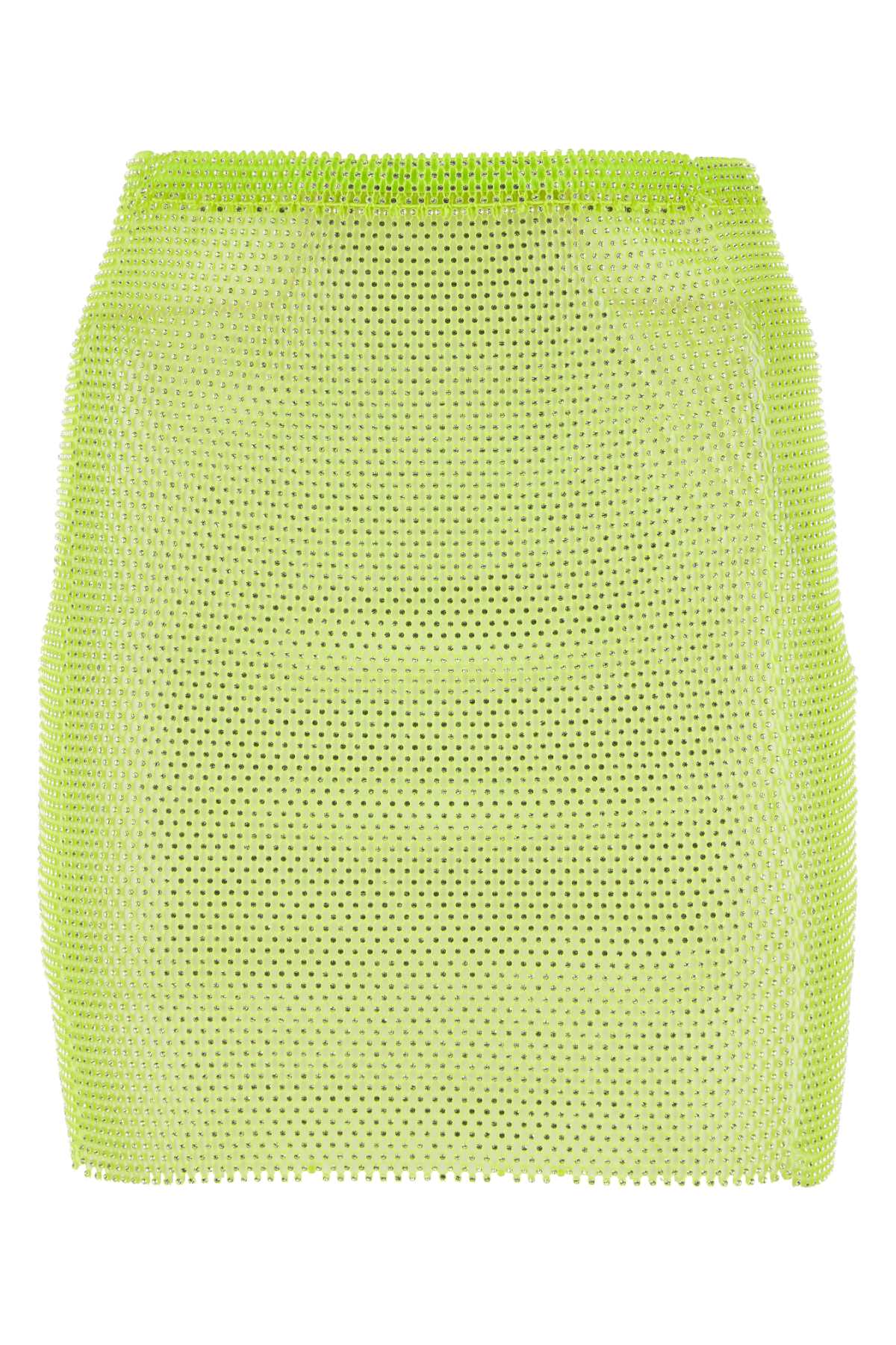 Santa Brands Acid Green Mesh Mini Skirt