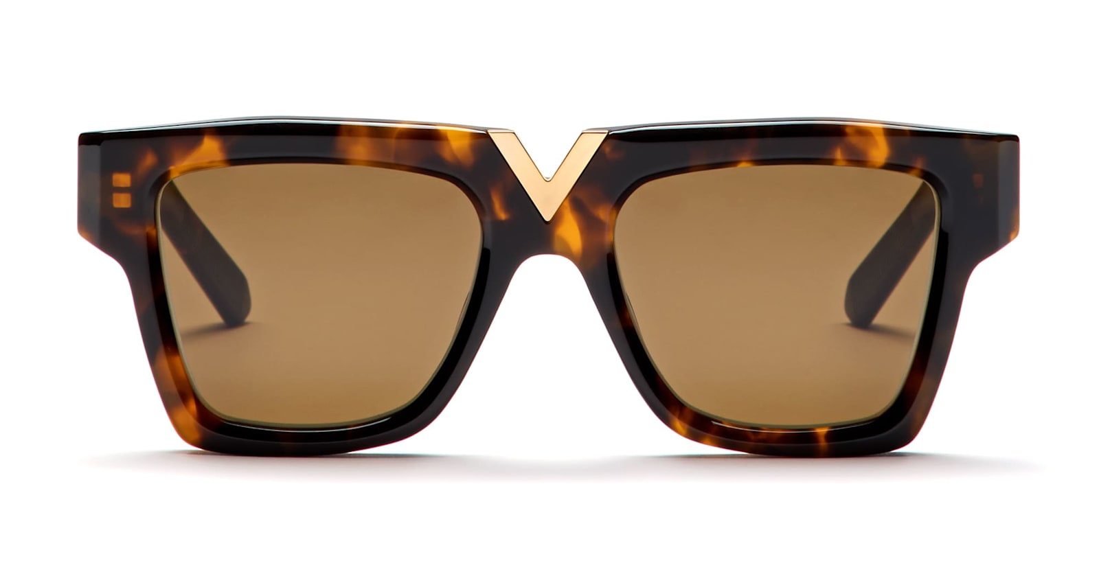 Valentino Eyewear V-gold-i - Brown Tortoise / Gold Sunglasses