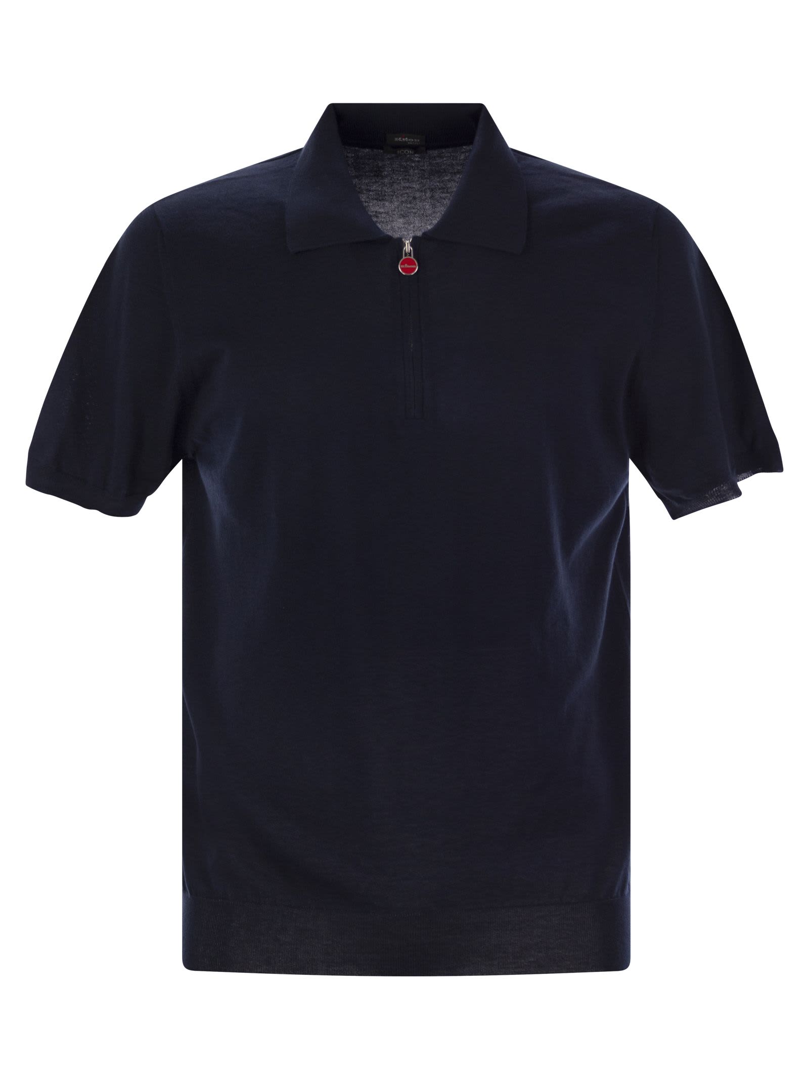Kiton Short-sleeved Polo-zip