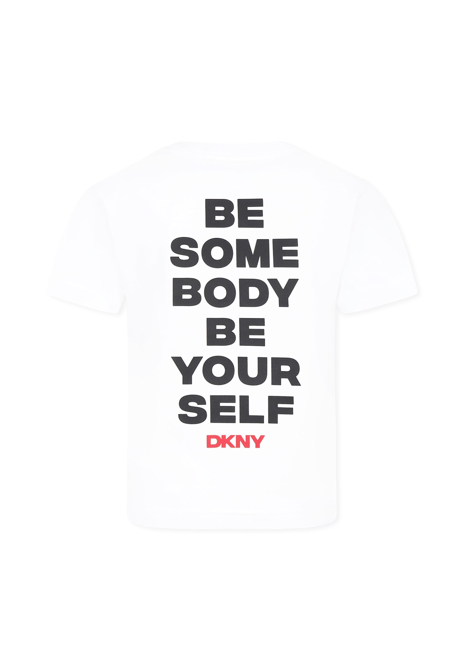 DKNY White T-shirt For Girl With Logo