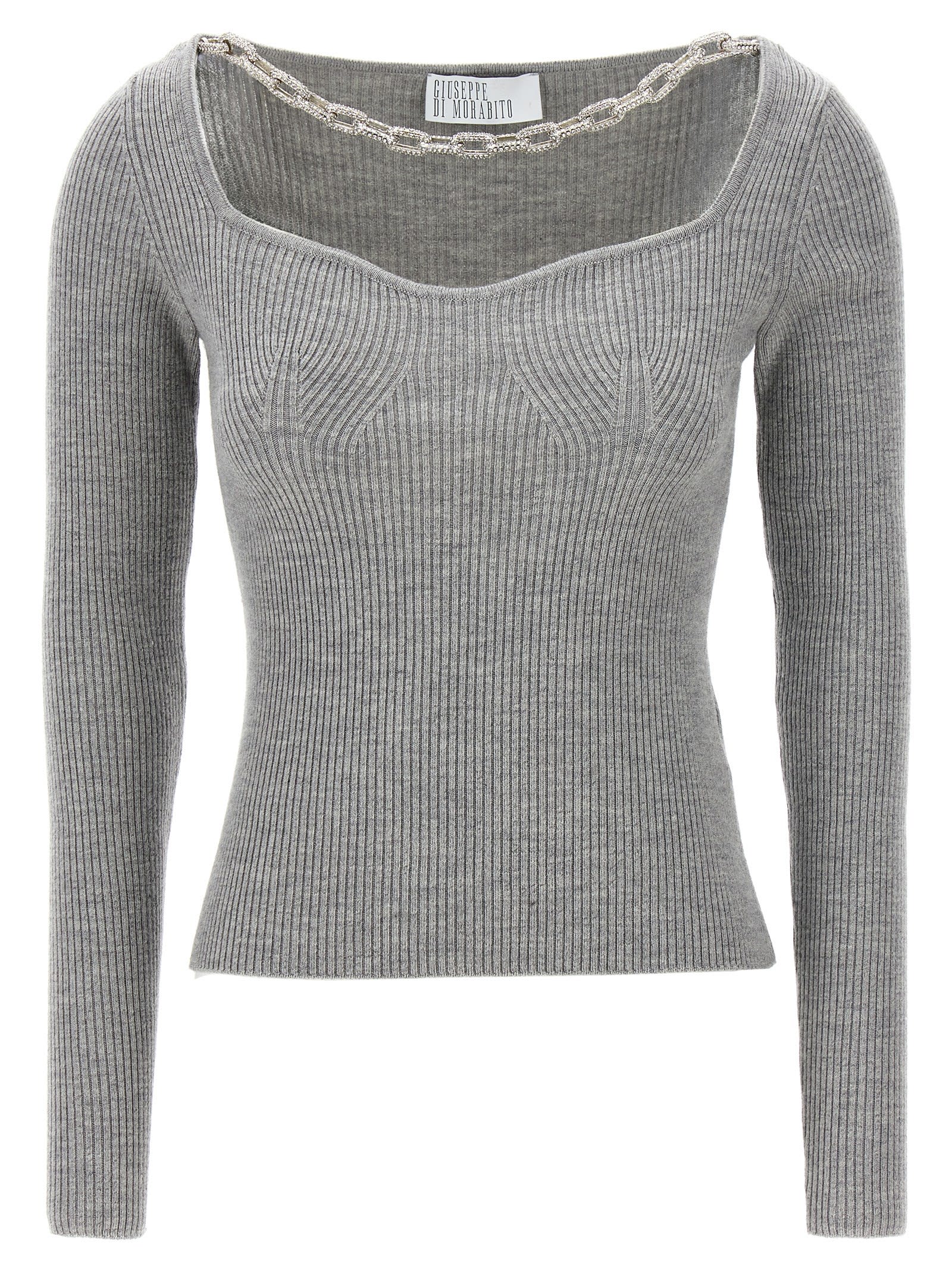 Giuseppe di Morabito Jewel Chain Sweater
