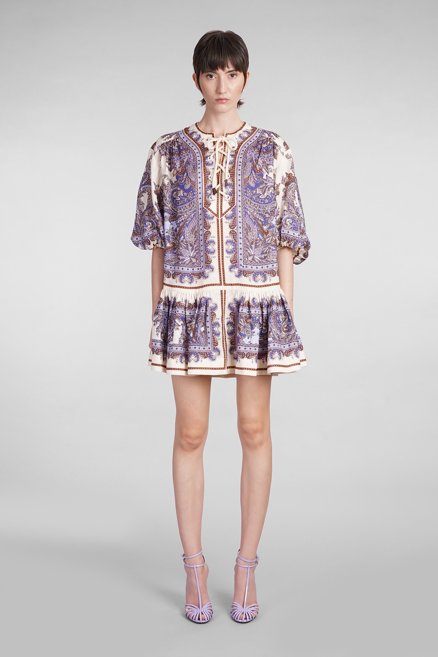 Zimmermann ottie Eyelet Mini Dress
