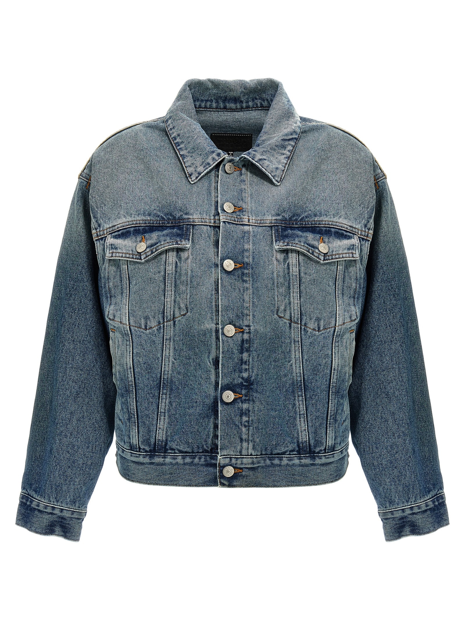 MM6 Maison Margiela Cut-out Denim Jacket