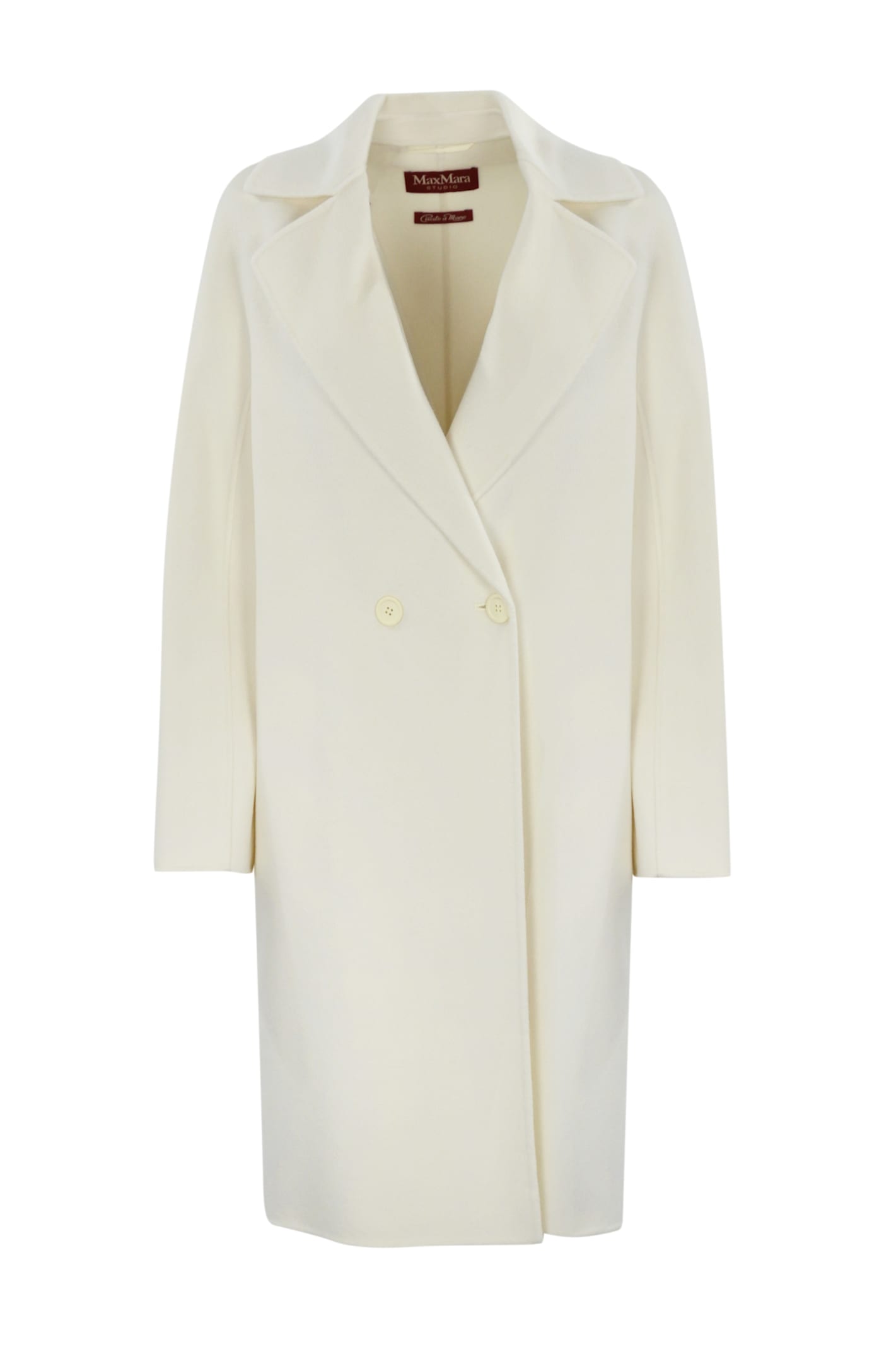 Max Mara Studio Goya Coat In Wool And Cashmere