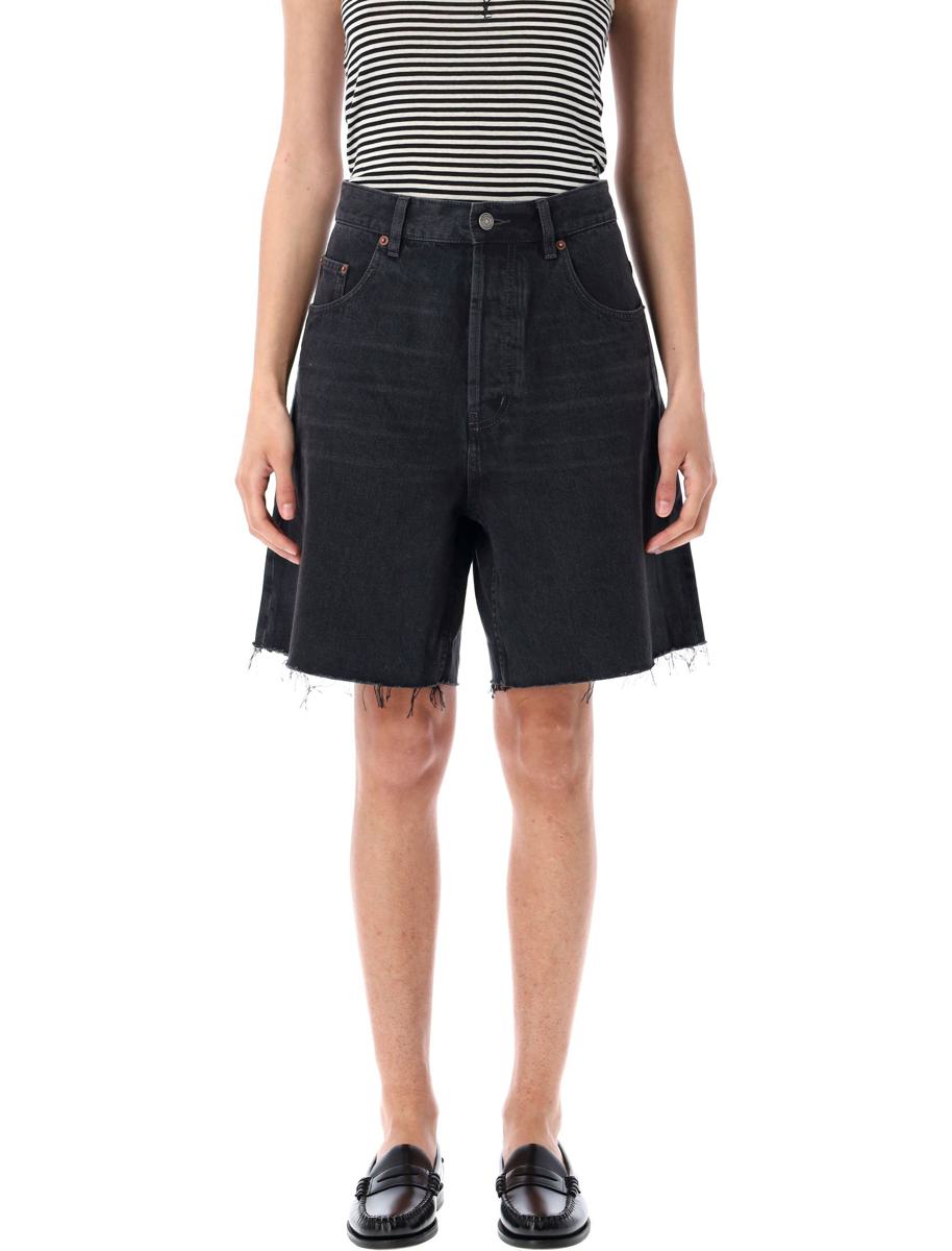 Saint Laurent Vendôme Denim Bermuda Shorts