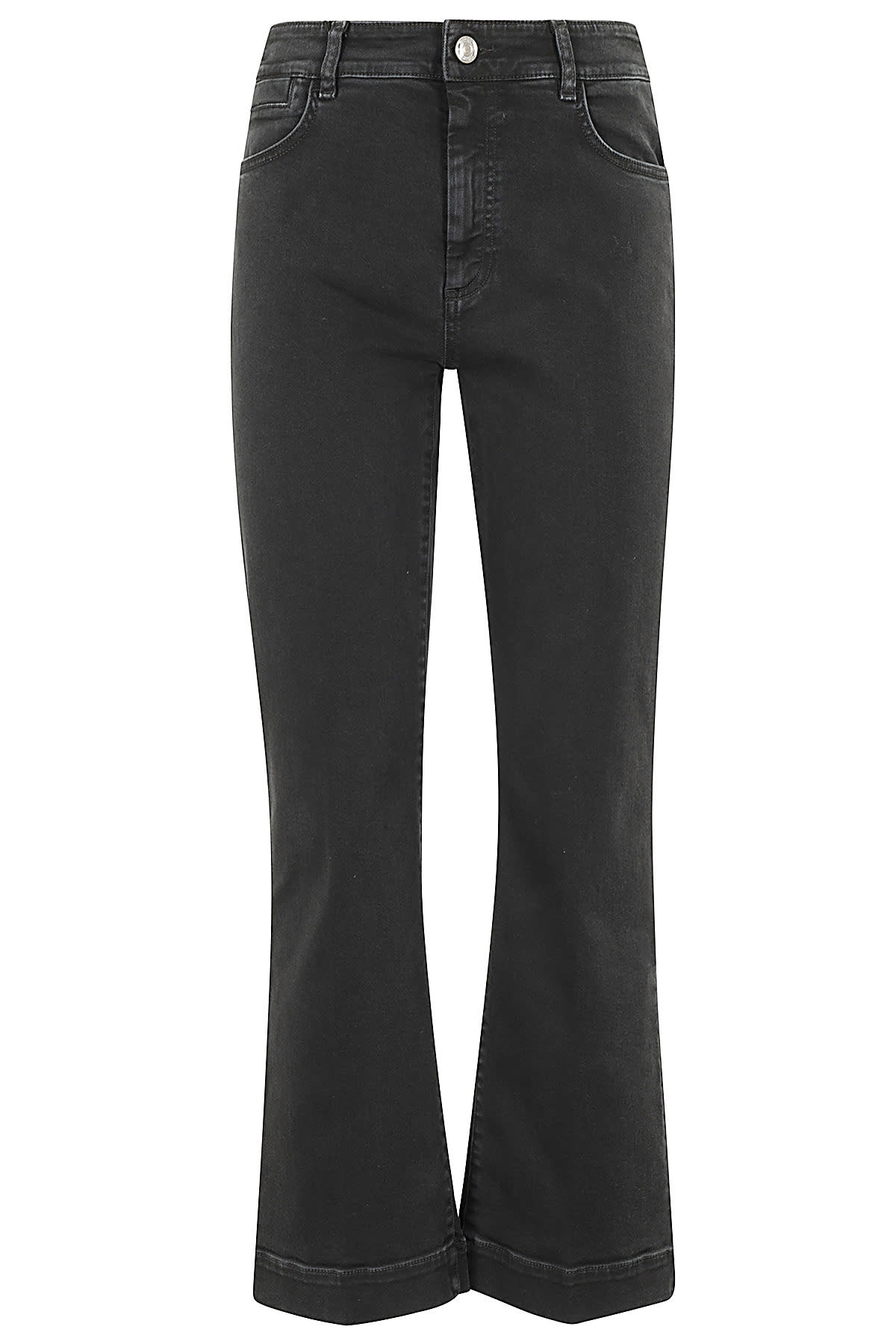 SportMax Logo Patch Straight Leg Jeans