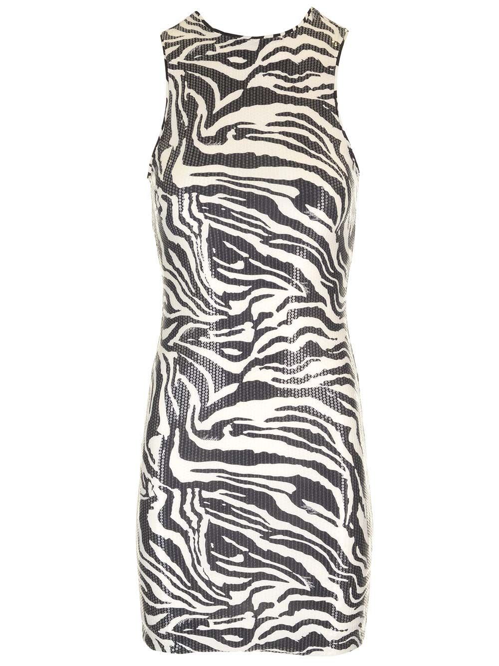 Rotate by Birger Christensen Sequined Zebra Dress