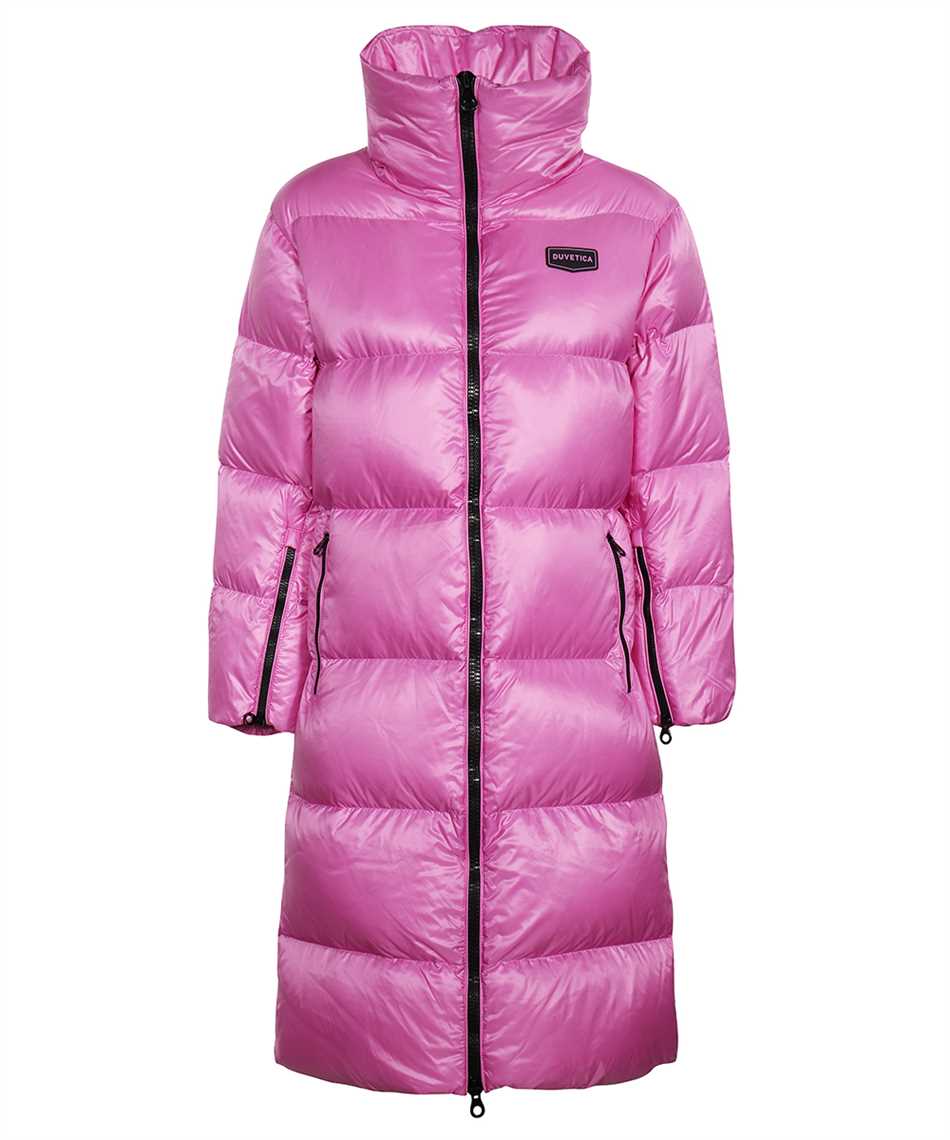 Duvetica Belted Hooded Long Down Jacket