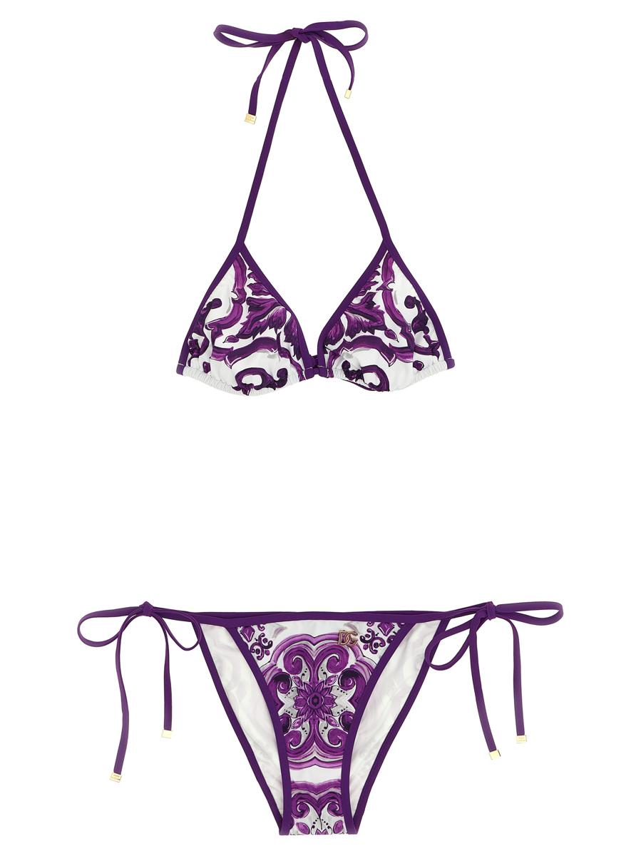 Dolce & Gabbana 'Maiolica' Print Bikini