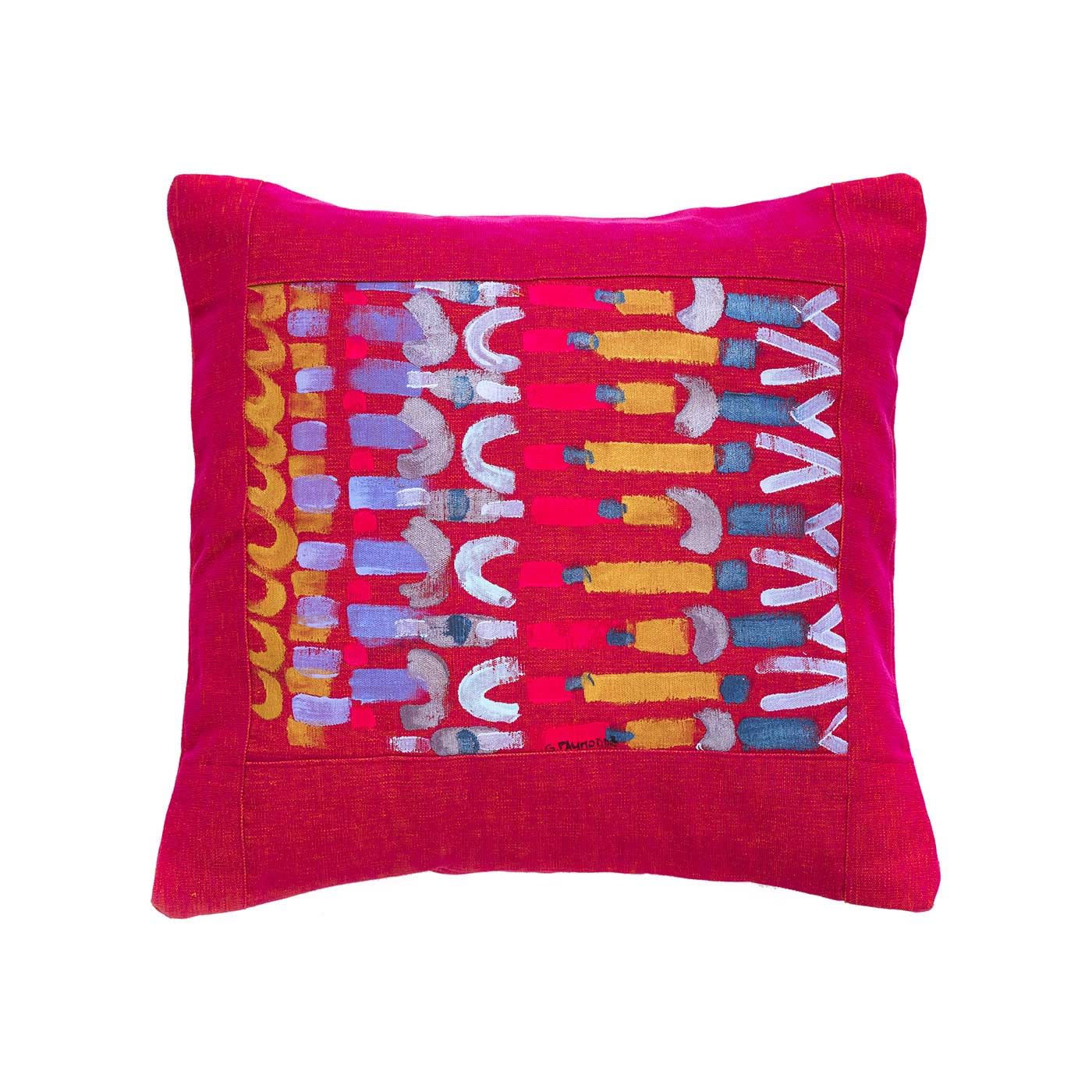 Le Botteghe su Gologone Hand Painted Cushions 100x100 Cm