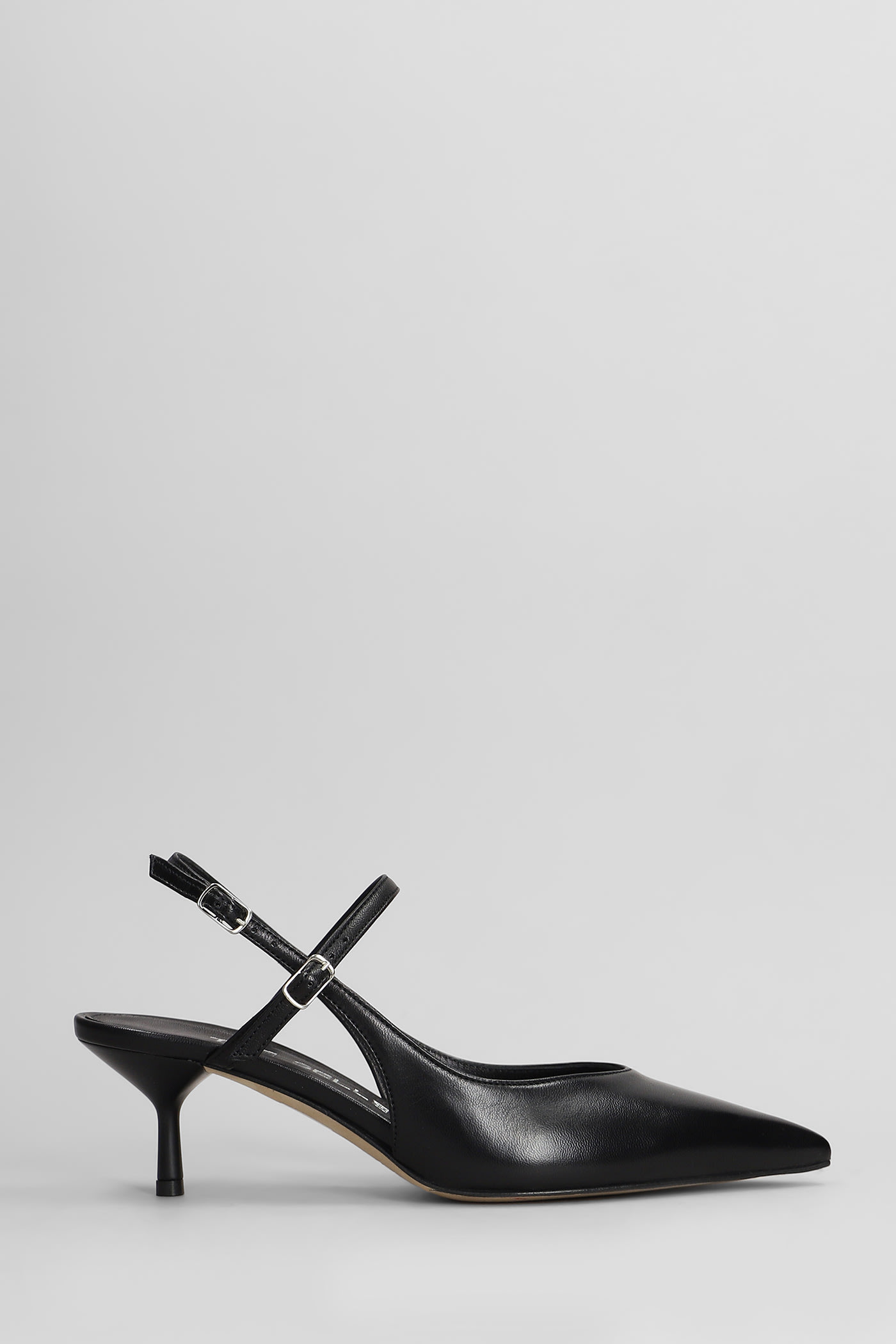 The Seller Pumps In Black Leather