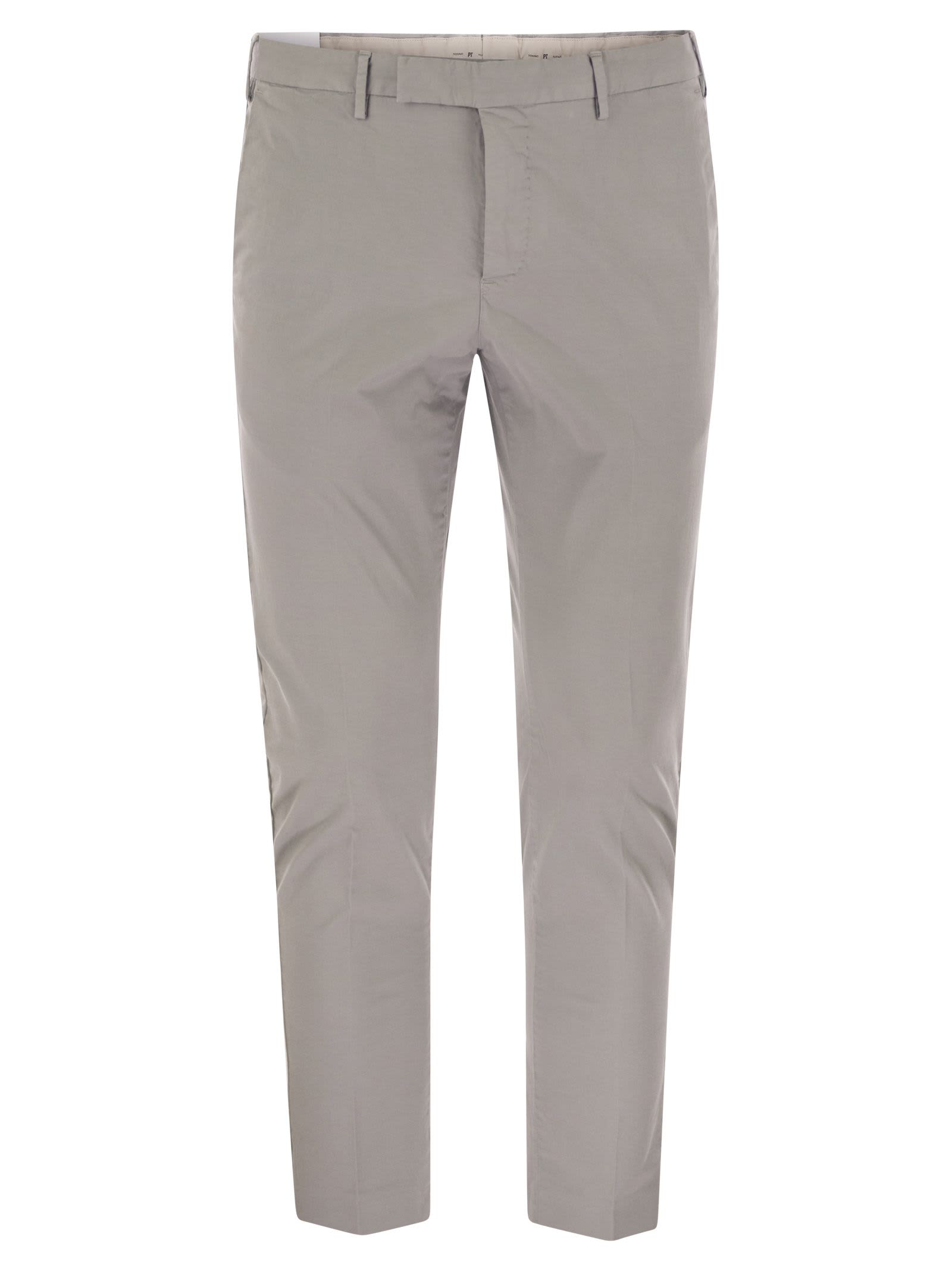 PT Torino Dieci - Stretch Cotton Trousers