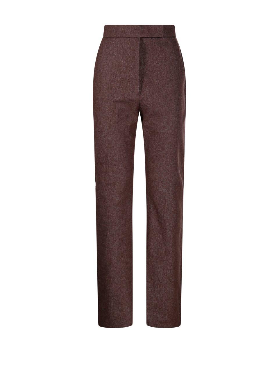 Max Mara Button Detailed Straight-leg Trousers