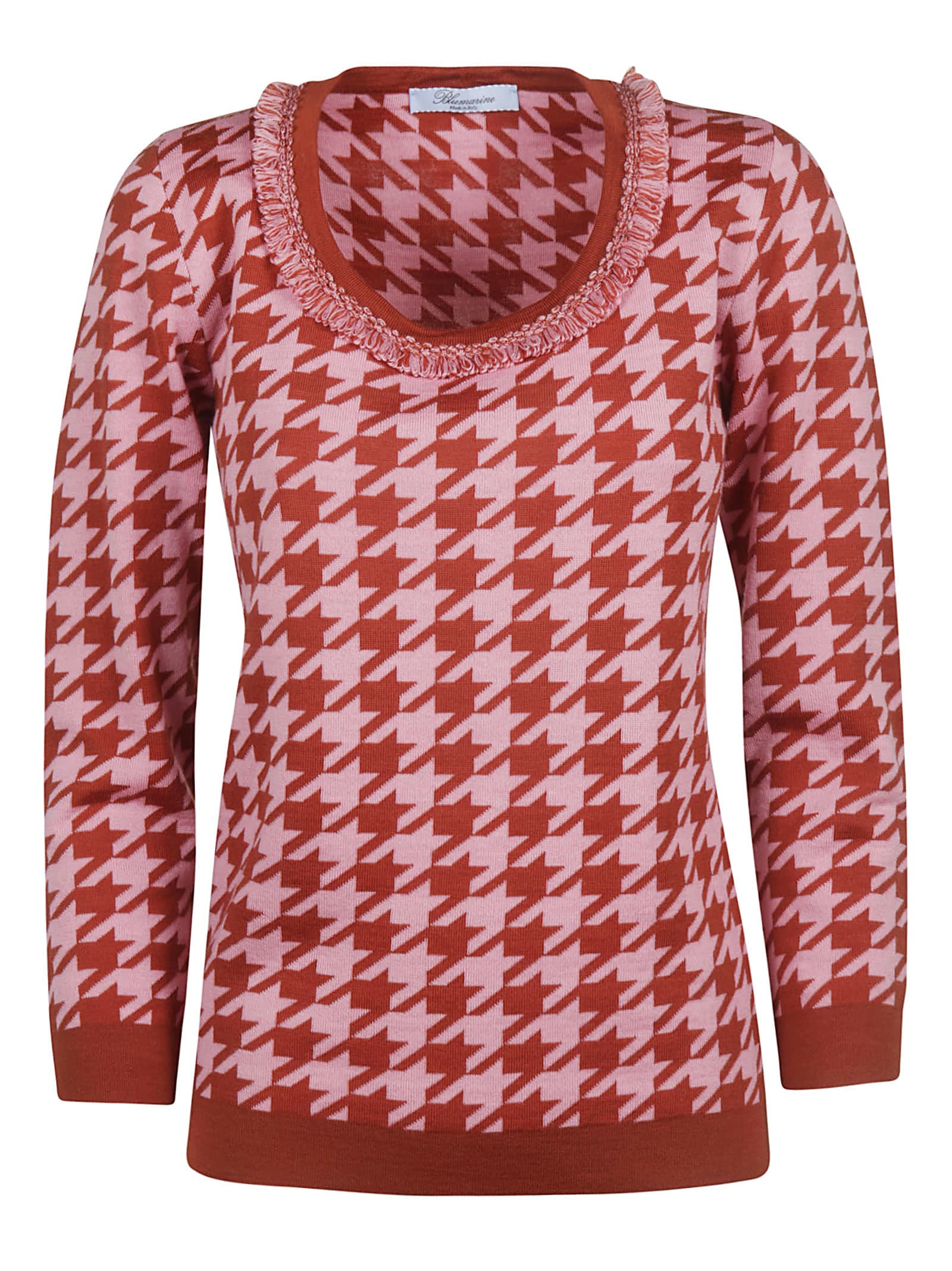 Blumarine Motif Print Sweater
