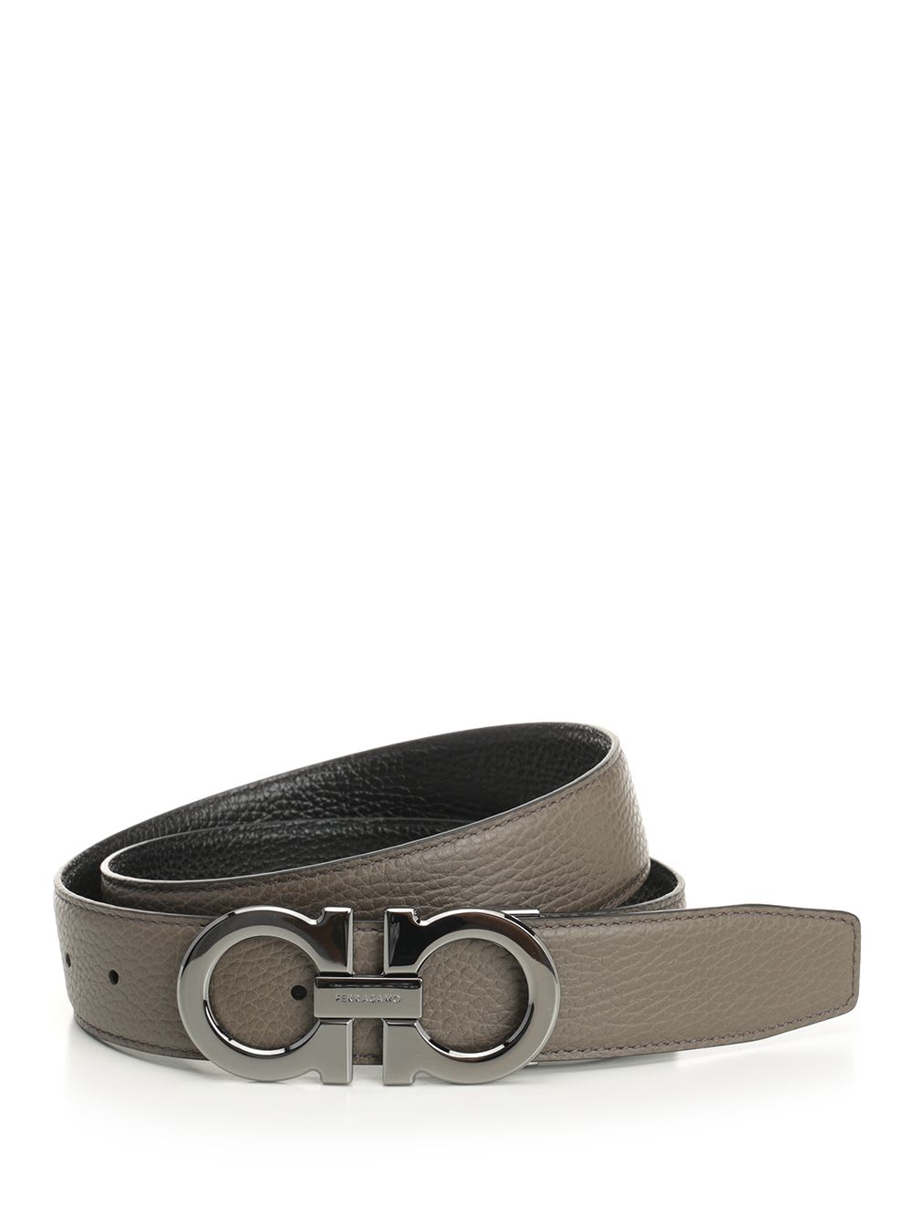 Ferragamo Double Adjus Classic Gancino Buckle