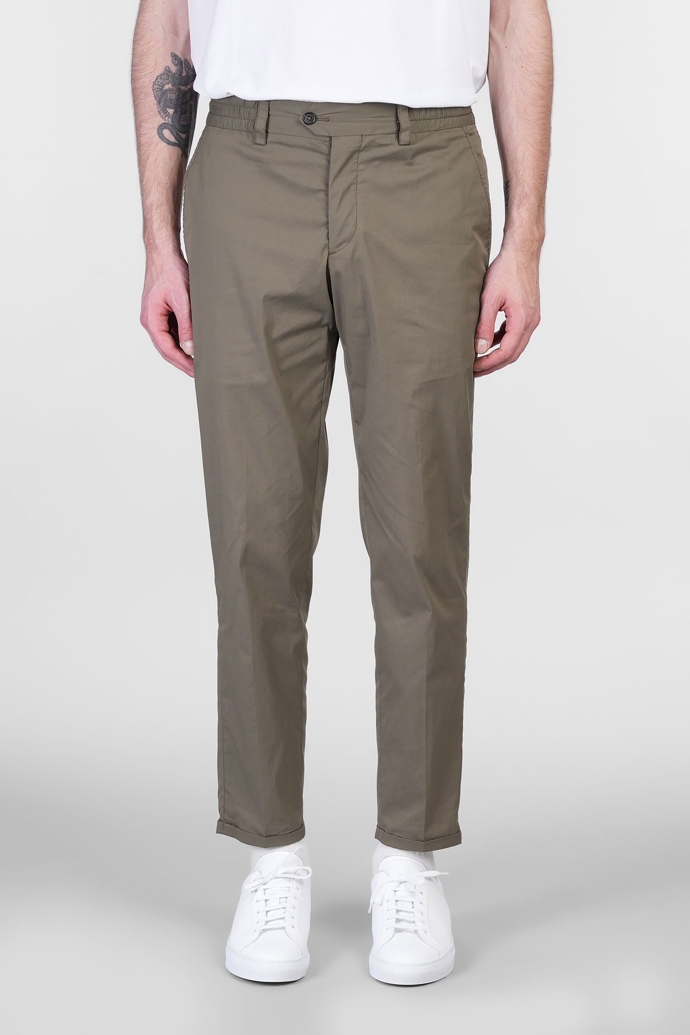 PT Torino Vd05 Pants In Green Cotton