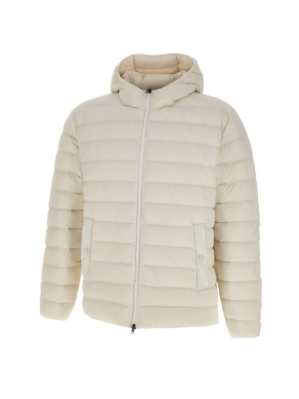 Herno Hooded Quilted Zip-up Down Jacket