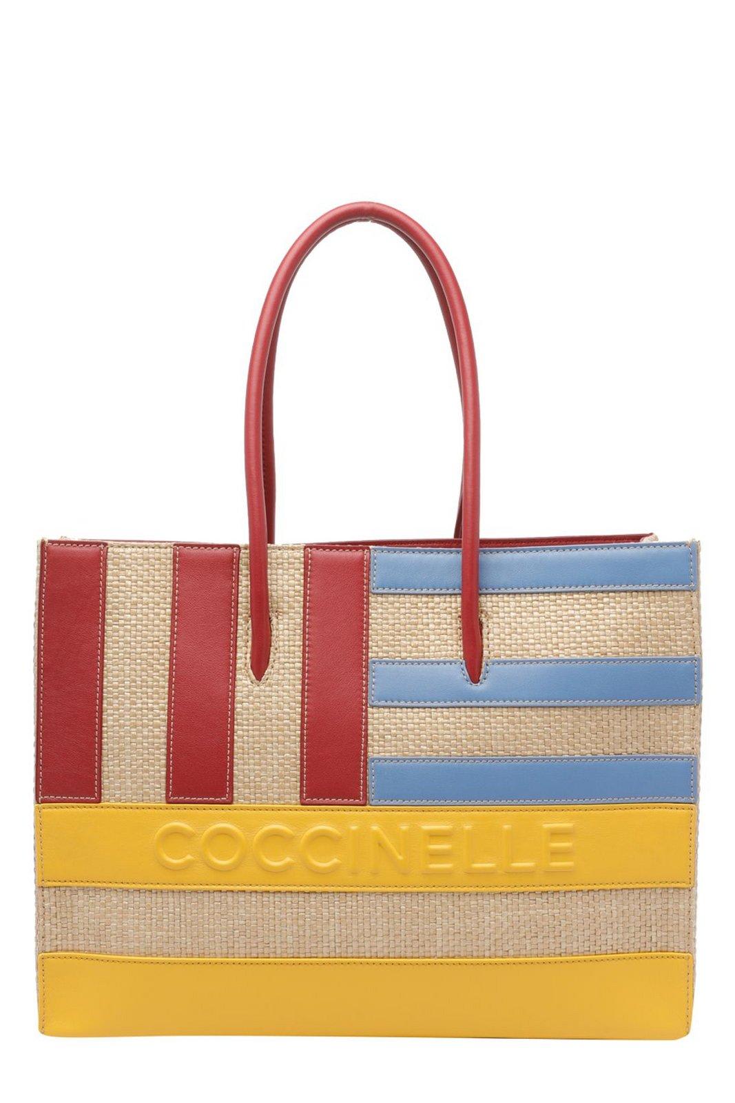 Coccinelle Logo Embossed Tote Bag