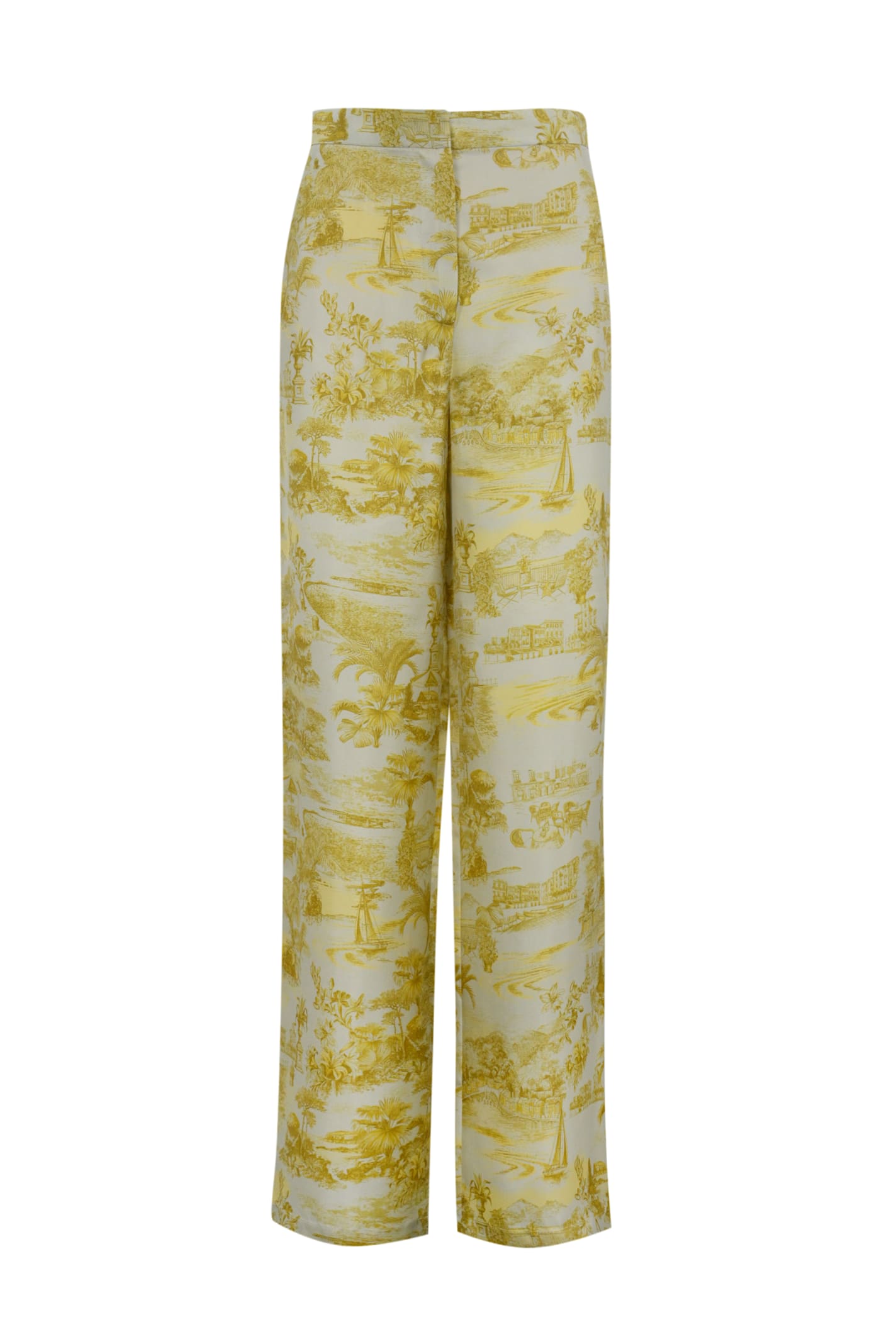 Max Mara Studio Zeus 印花斜纹裤
