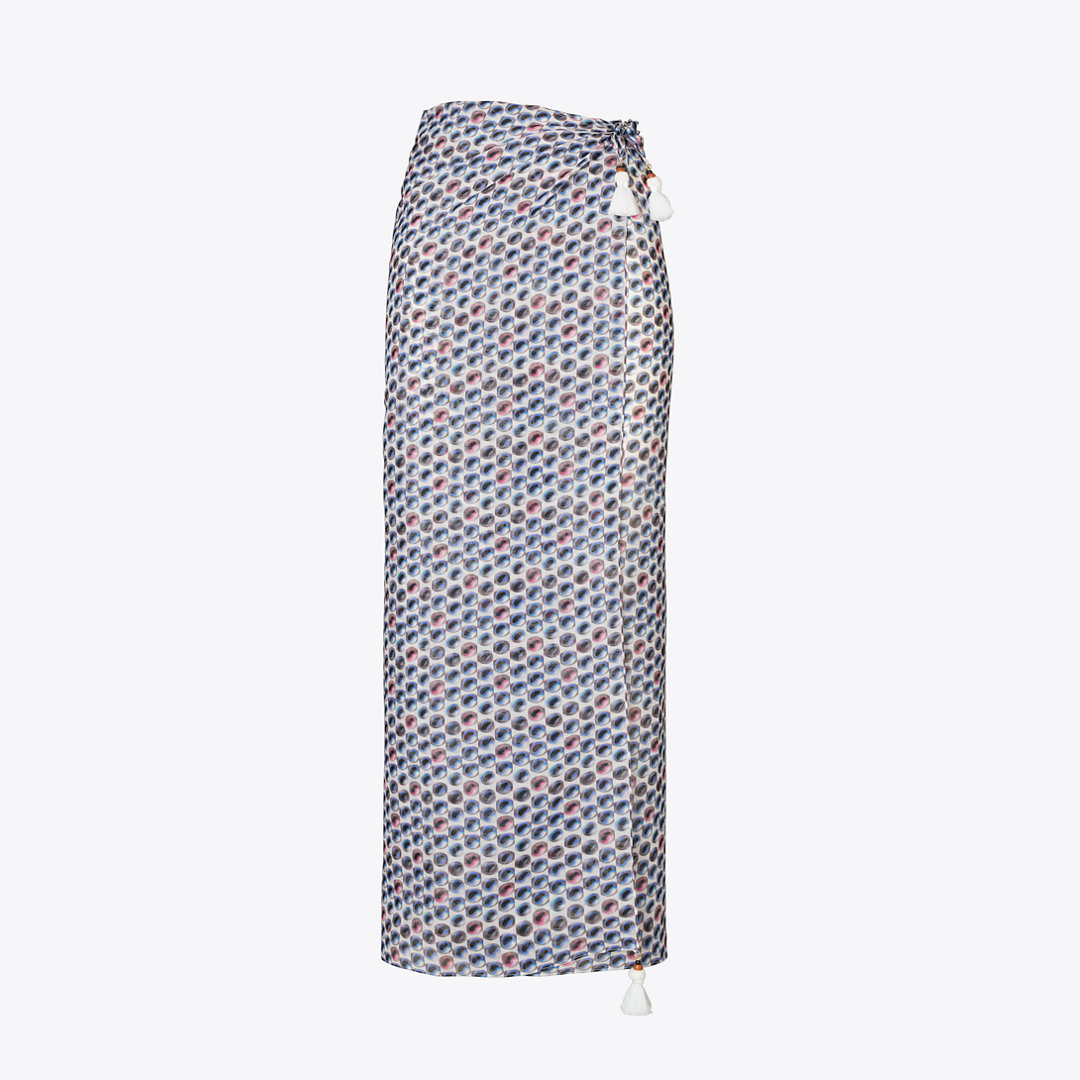 Tory Burch Printed Silk Pareo
