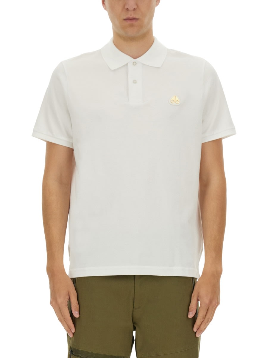 Moose Knuckles everett Gold Polo Shirt