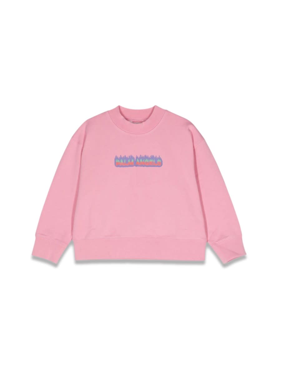 Palm Angels Pa Flames Regular Crewneck