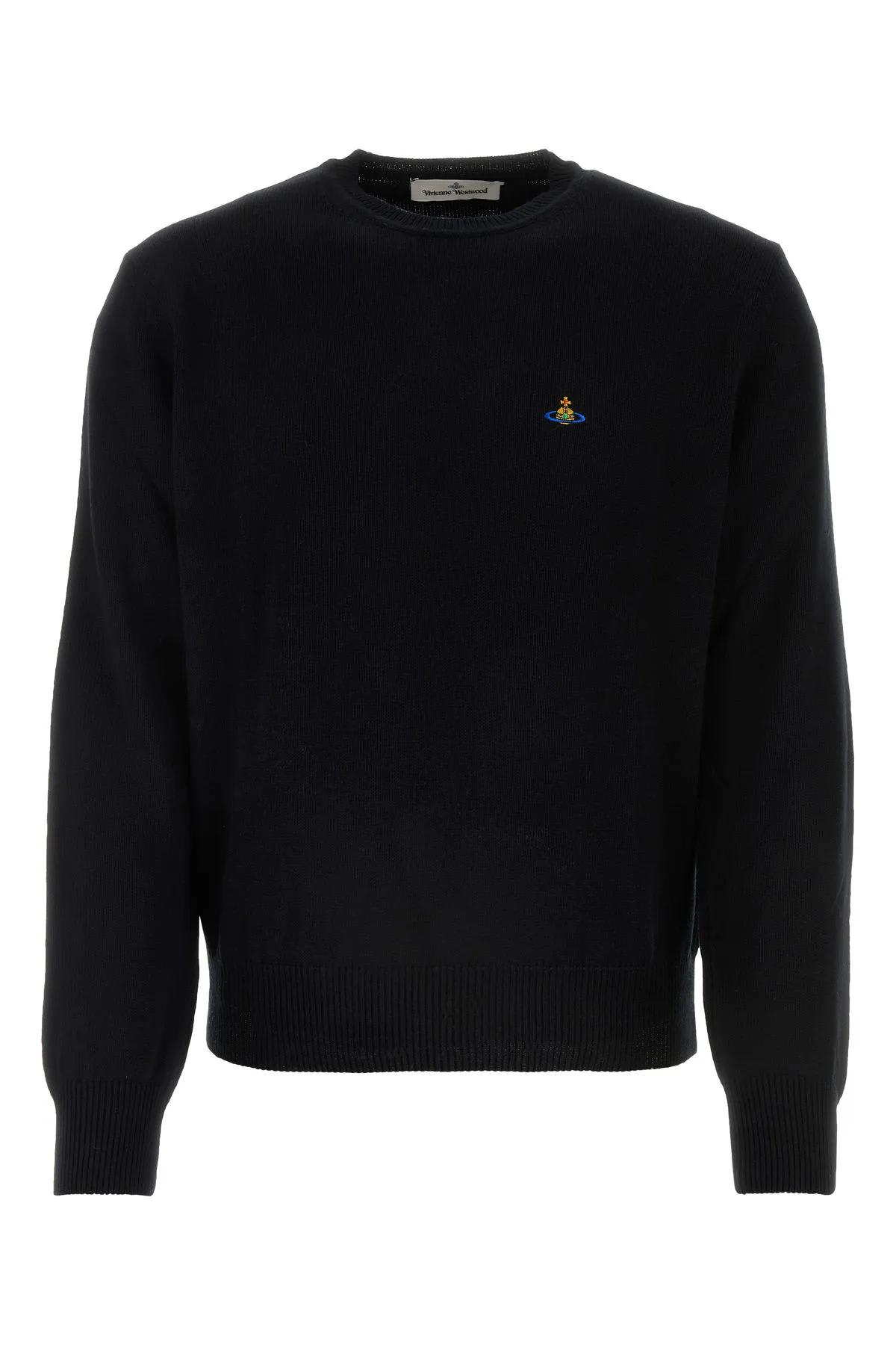 Vivienne Westwood Black Cotton Blend Alex Sweater