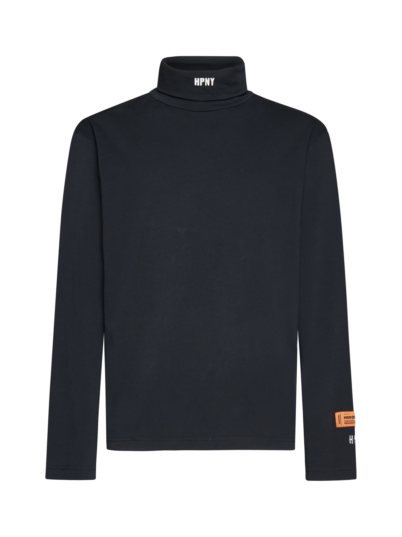 HERON PRESTON Hpny Embroidered Rollneck Sweatshirt