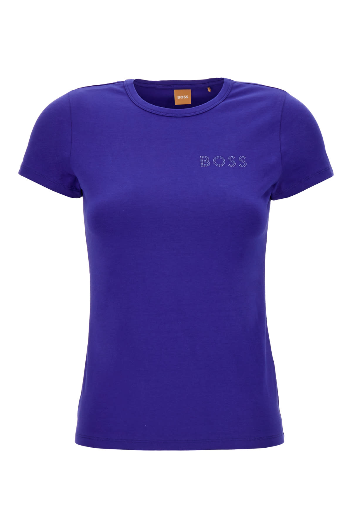 Hugo Boss Blue Stretch Cotton T-shirt