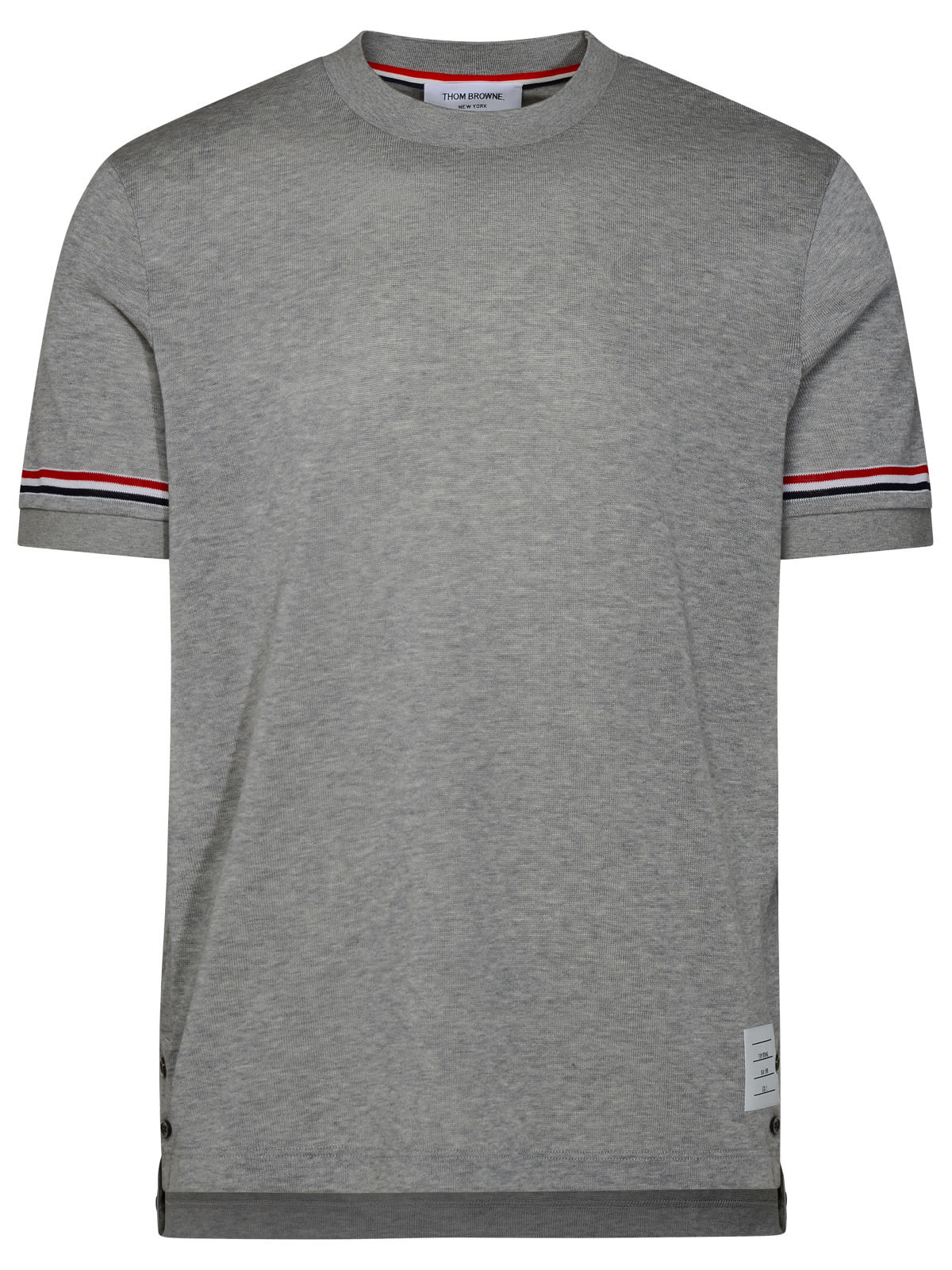 Thom Browne Gray Cotton T-shirt