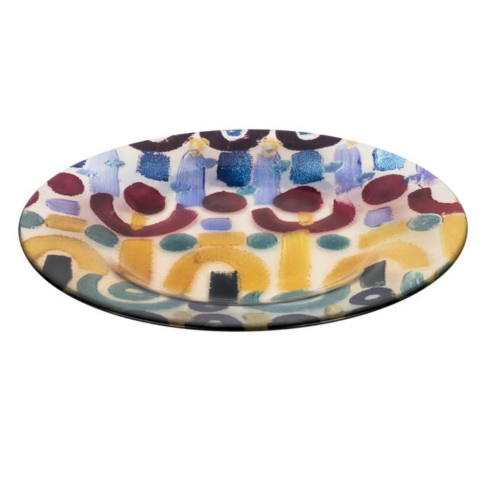 Le Botteghe su Gologone Plates Glass Colores 28 Cm