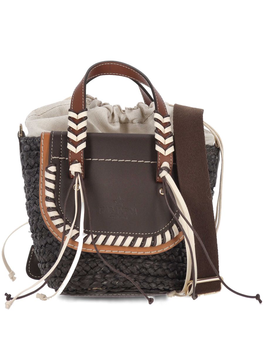 Cuba Lab 'Habanera Fringes Ebony' Brown Tote Bag